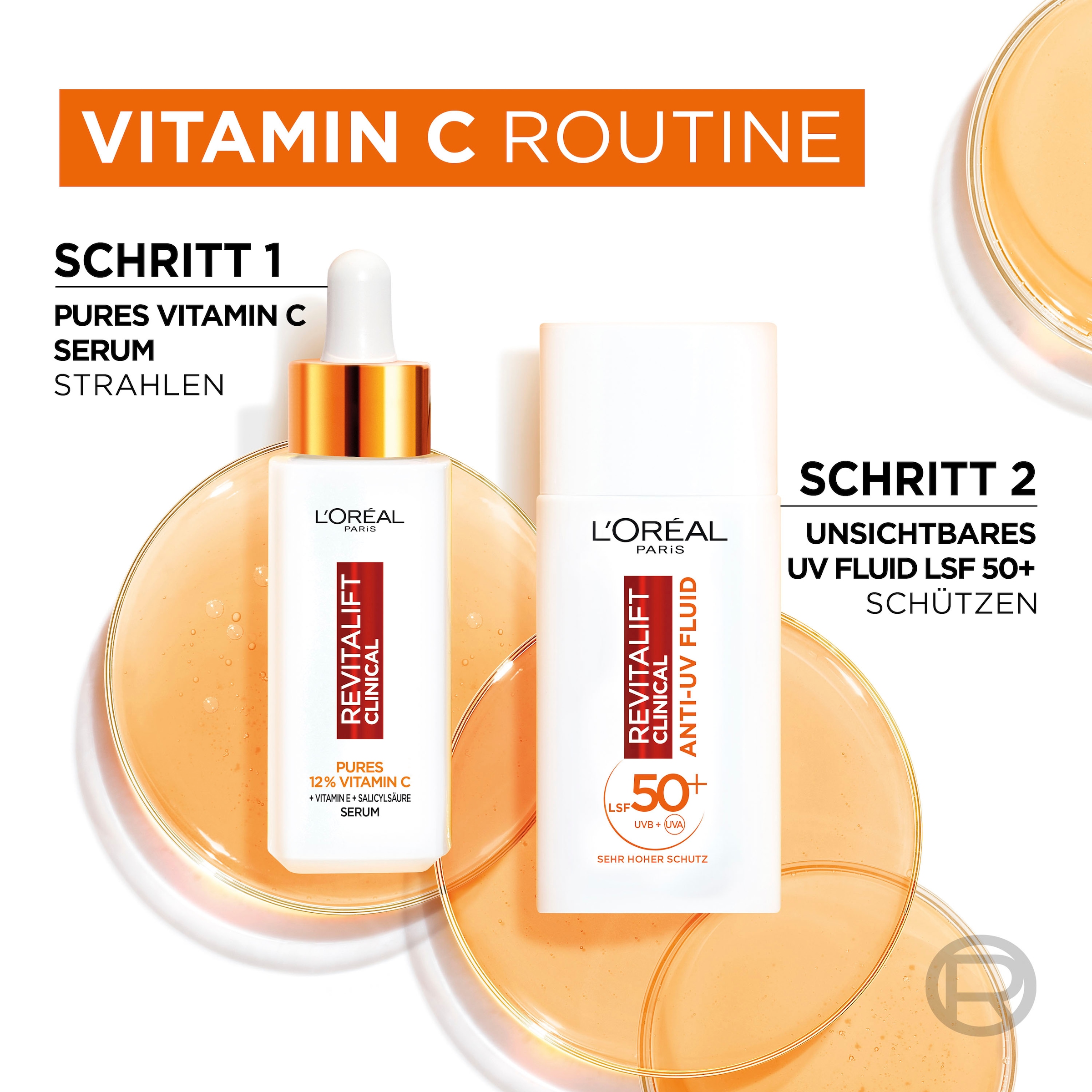 L'ORÉAL PARIS Gesichtspflege-Set »L'Oréal Paris Revitalift Vitamin C Duo«