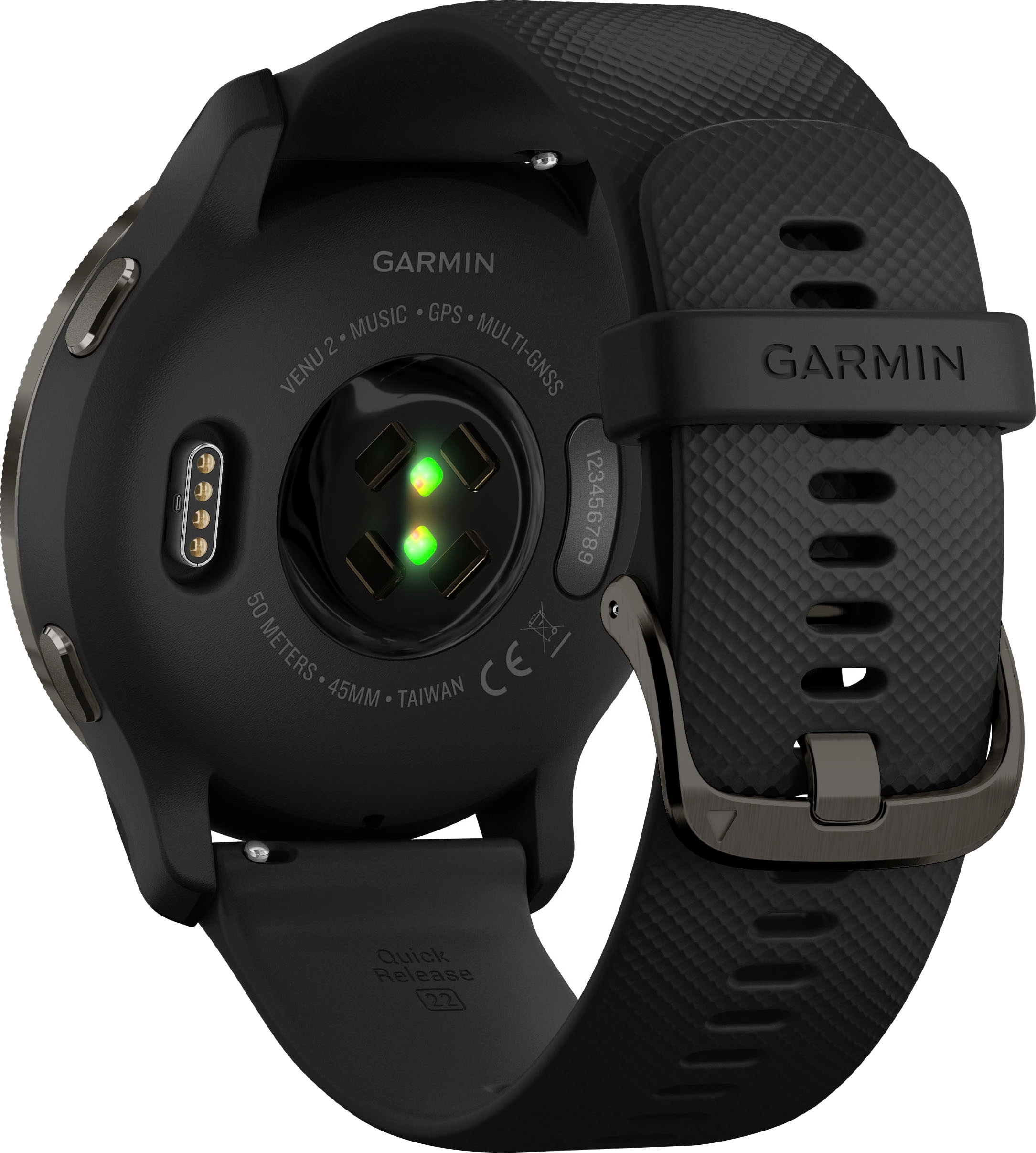 Garmin Smartwatch »Venu 2«, (3,3 cm / 1,3 Zoll), 8 GB, 25 vorinstallierten Sport-Apps)