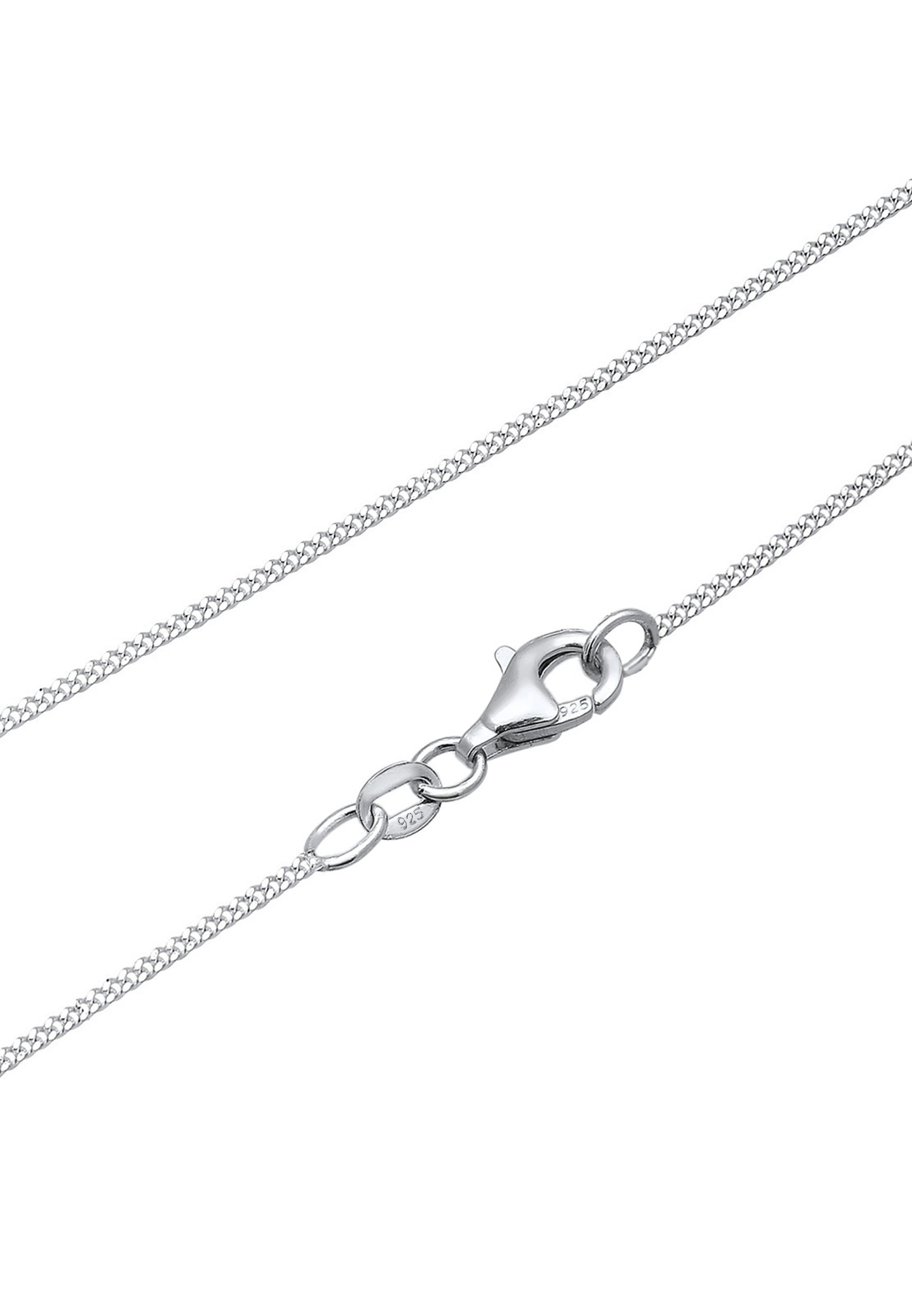 Elli Silberkette »Halskette Engel Glas Kristalle Weiß 925 Sterling Silber«