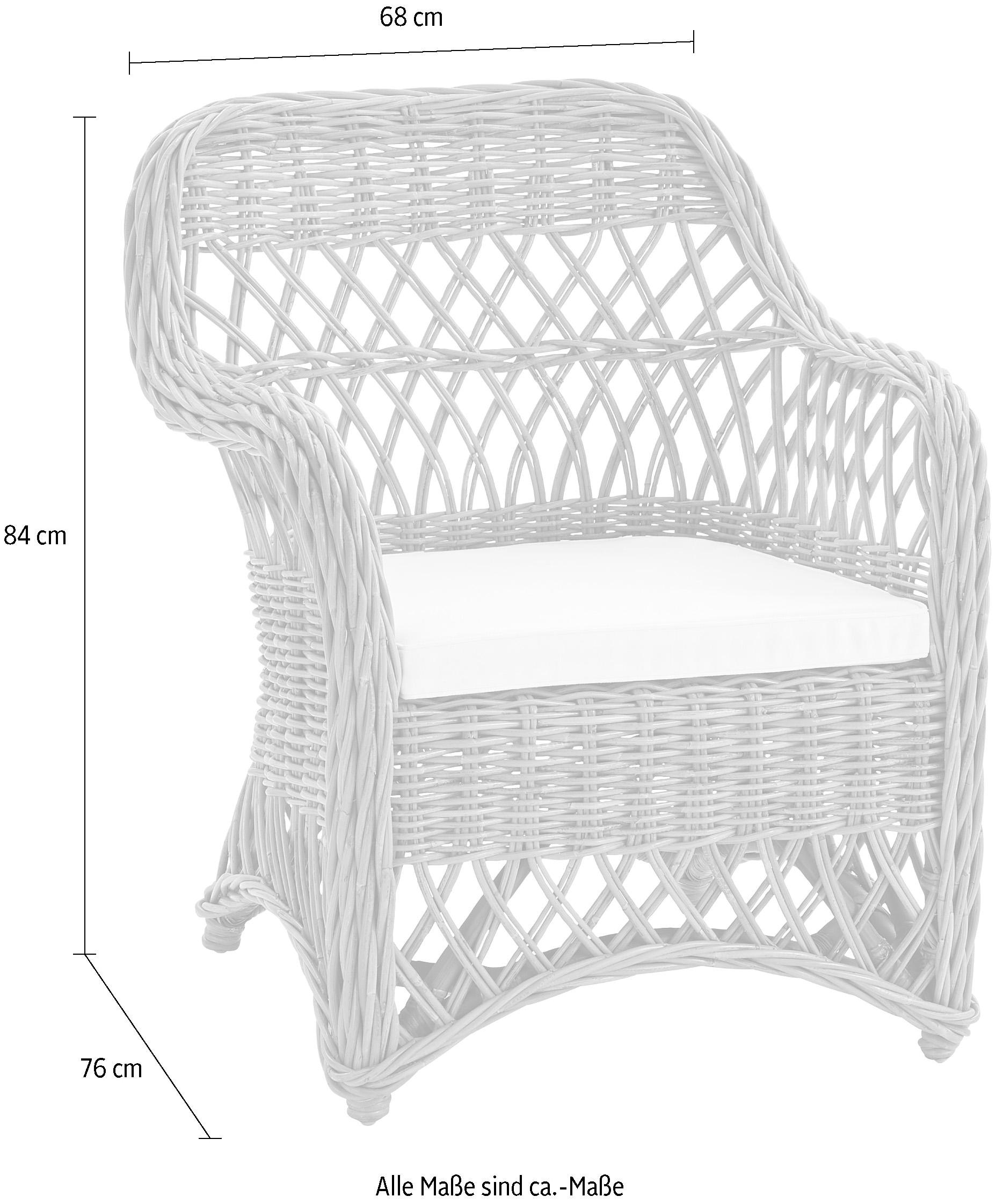 locker Sessel »Kingston«, Rattan