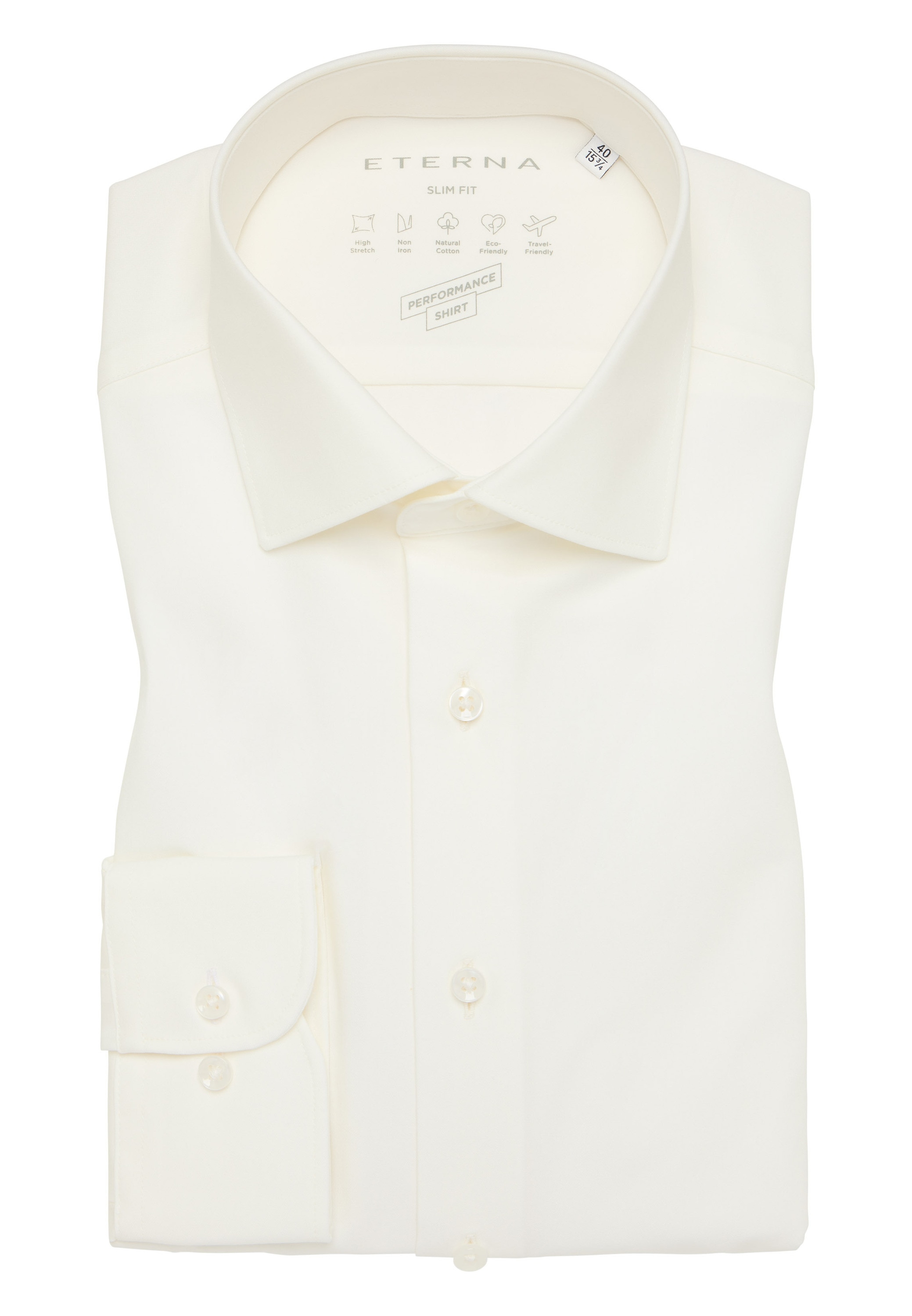 Eterna Langarmhemd »SLIM FIT« NON IRON (bügelfrei)