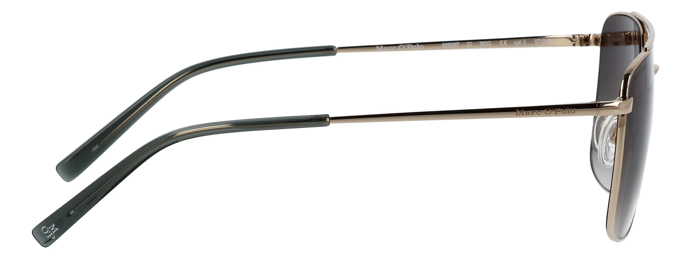 Marc O'Polo Sonnenbrille »505097«, Form rechteckig, Logoschriftzug auf Bügel und Glas, Polyamid UV 400