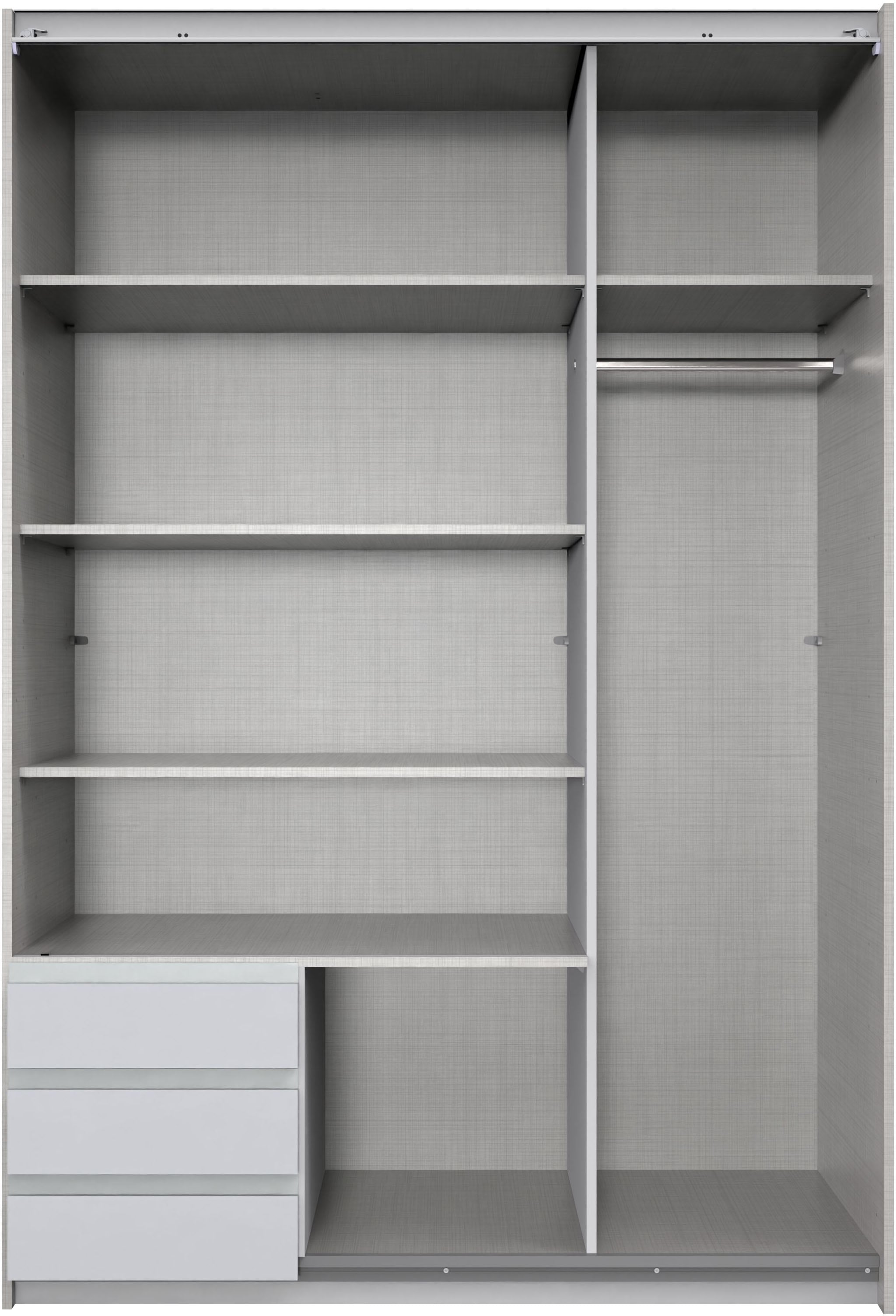 Wimex Schwebetürenschrank »Emden« Mit Außenschubkästen