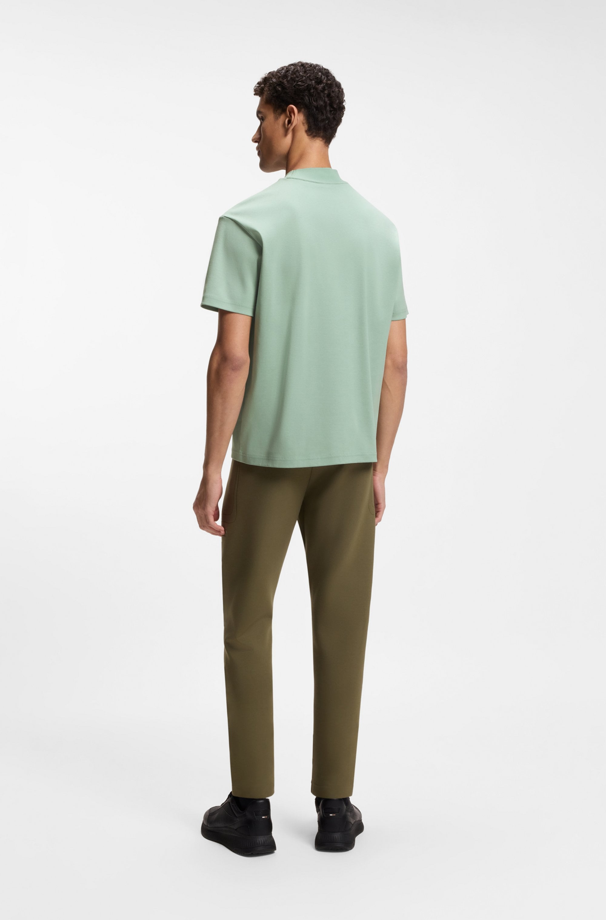 BOSS GREEN Stehkragenshirt »Porsche Spirit 70 Capsule Collection« Premium Herrenmode Limited