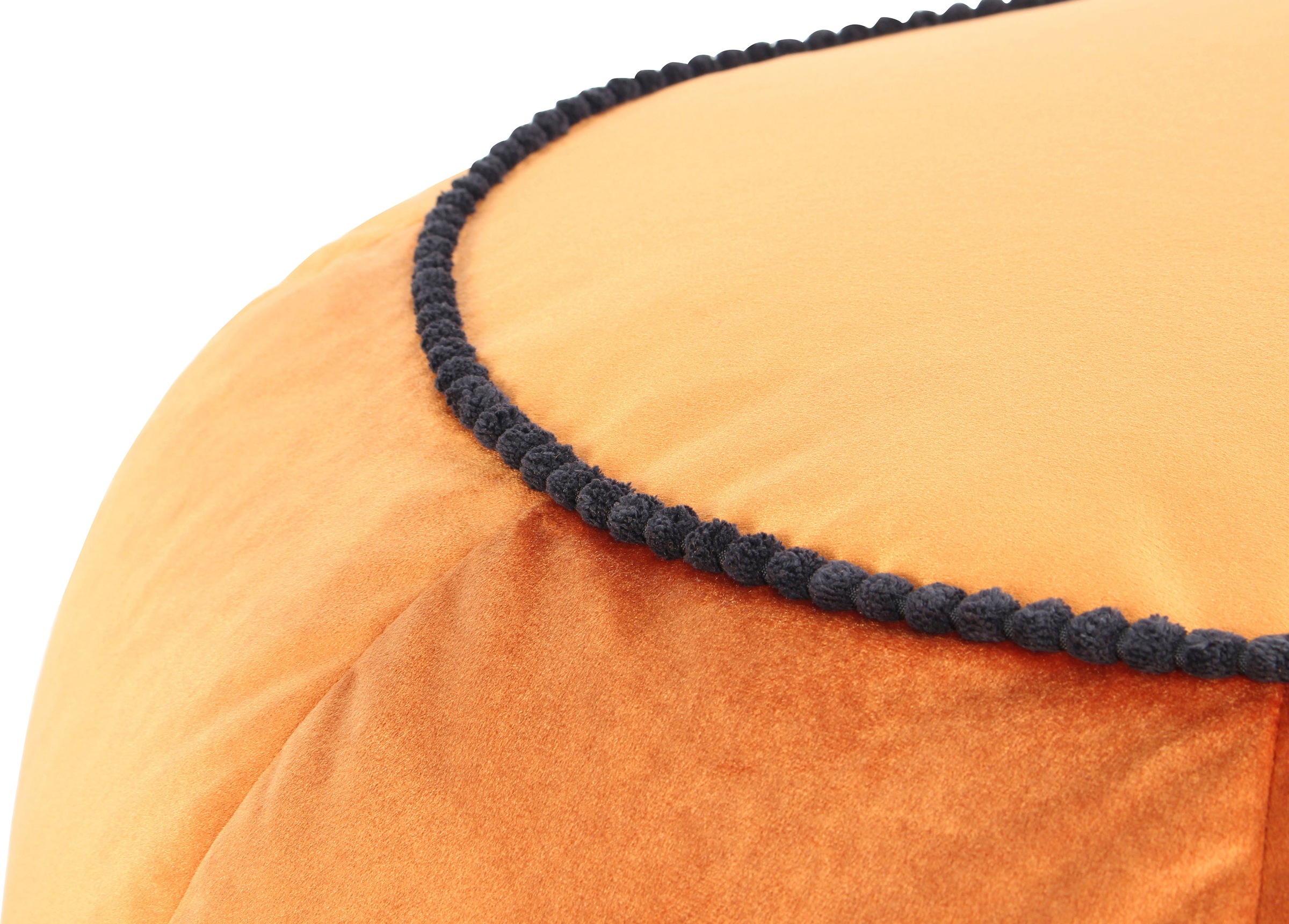 Kayoom Sitzhocker »Pouf Taj Mahal 325, trendige samtige Oberfläche«, (1 St.), samtweich, farbig, modern, orientalisches Design