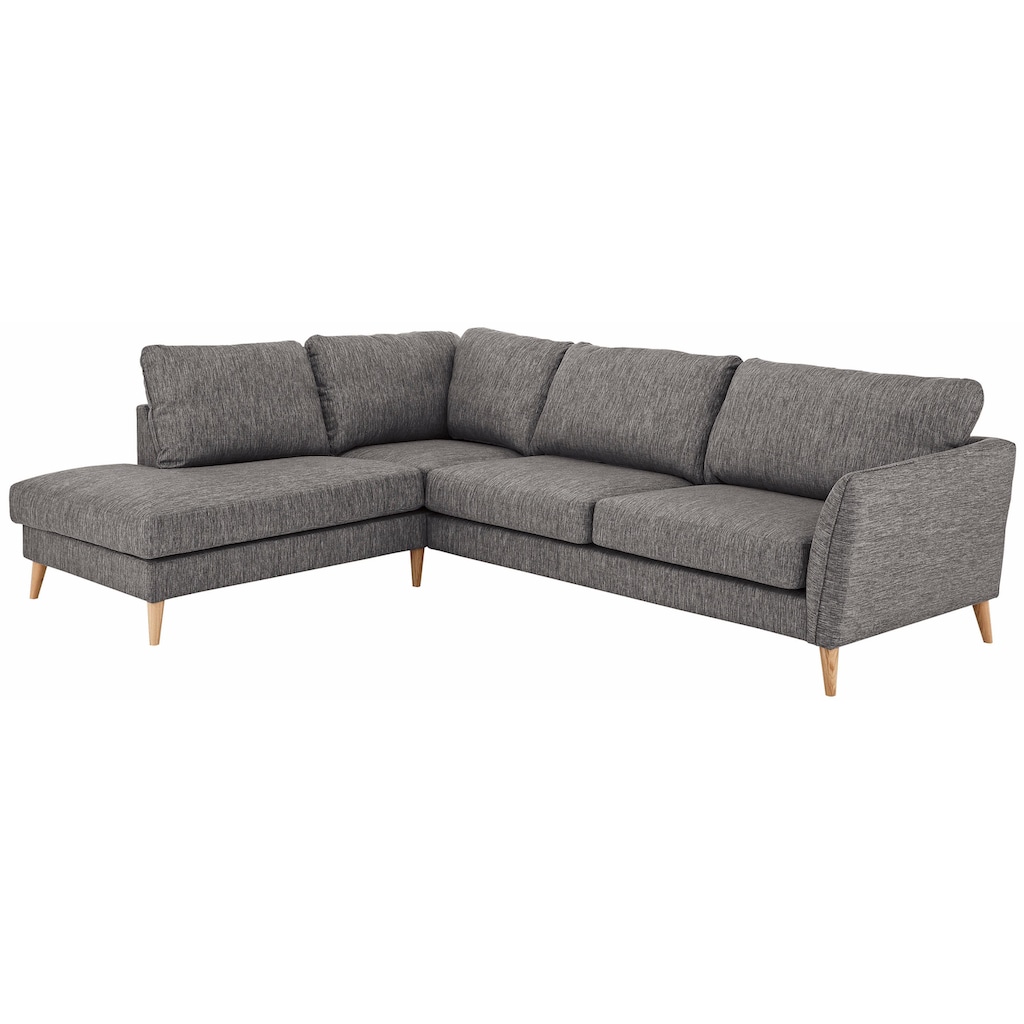 Home affaire Ecksofa »MARSEILLE 278/202 cm, Ottomane rechts/links wählbar«