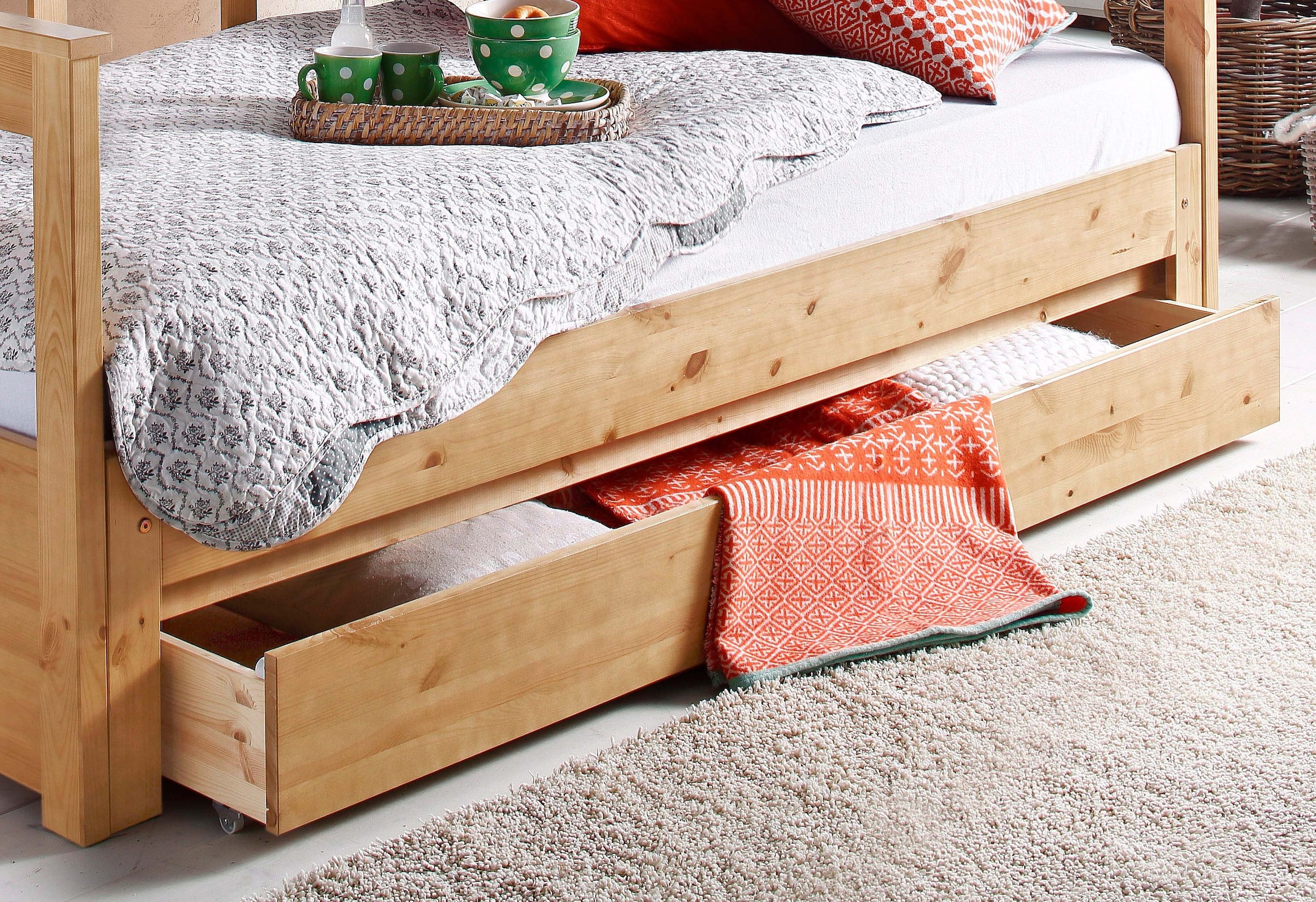 Home affaire Schublade »"AIRA" passend zum Daybed,« aus massivem Holz (Kiefer)