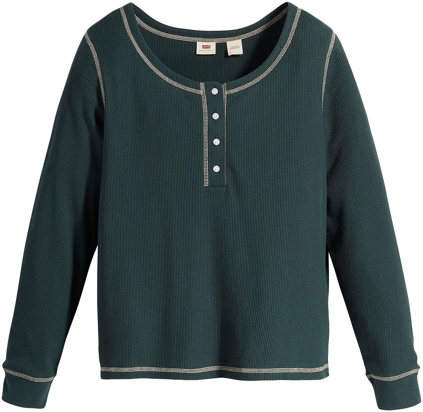 Levi's® Plus Langarmshirt »SIERRA HENLEY GREENS«