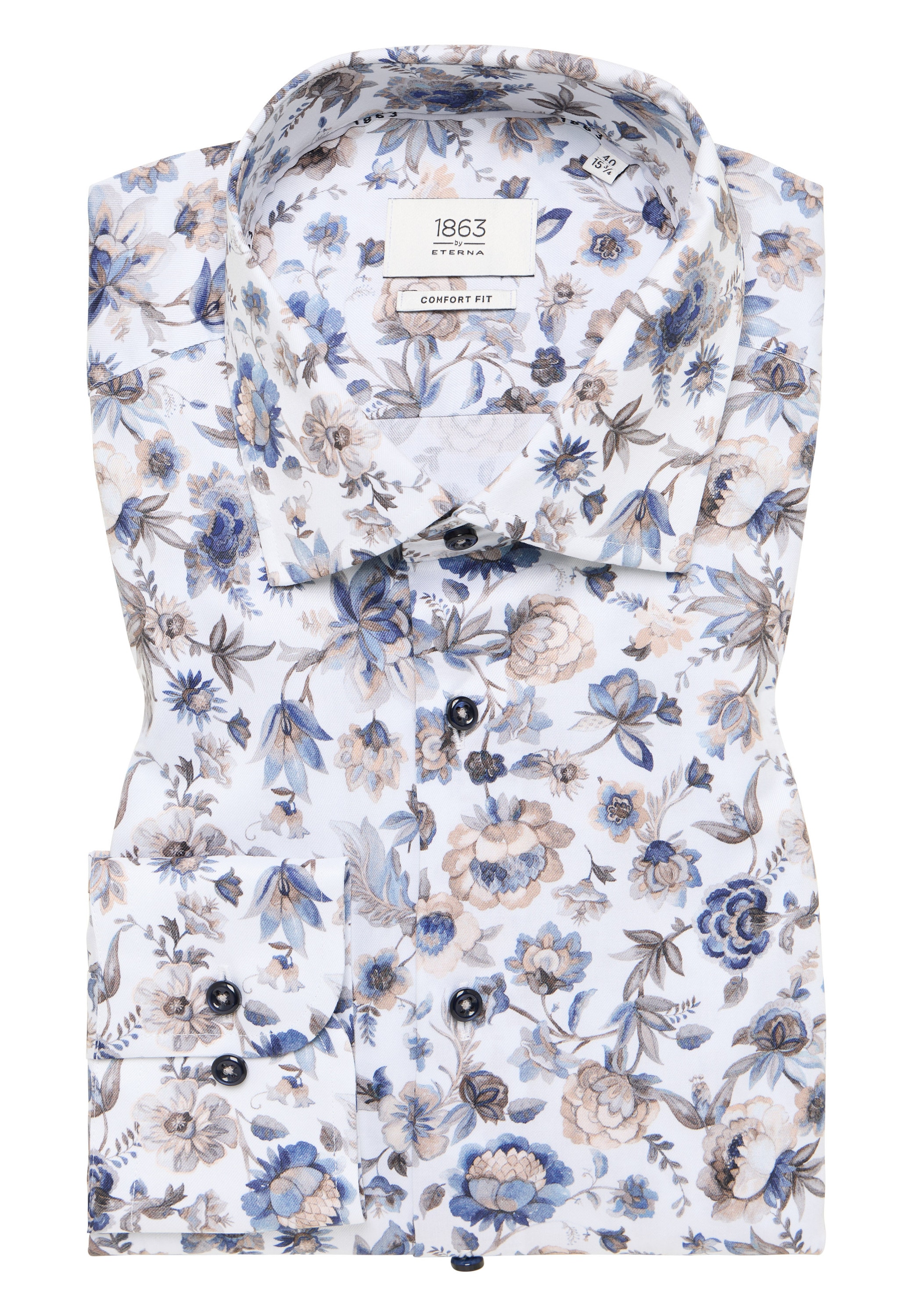 Eterna Langarmhemd »COMFORT FIT«, NON IRON (bügelfrei)