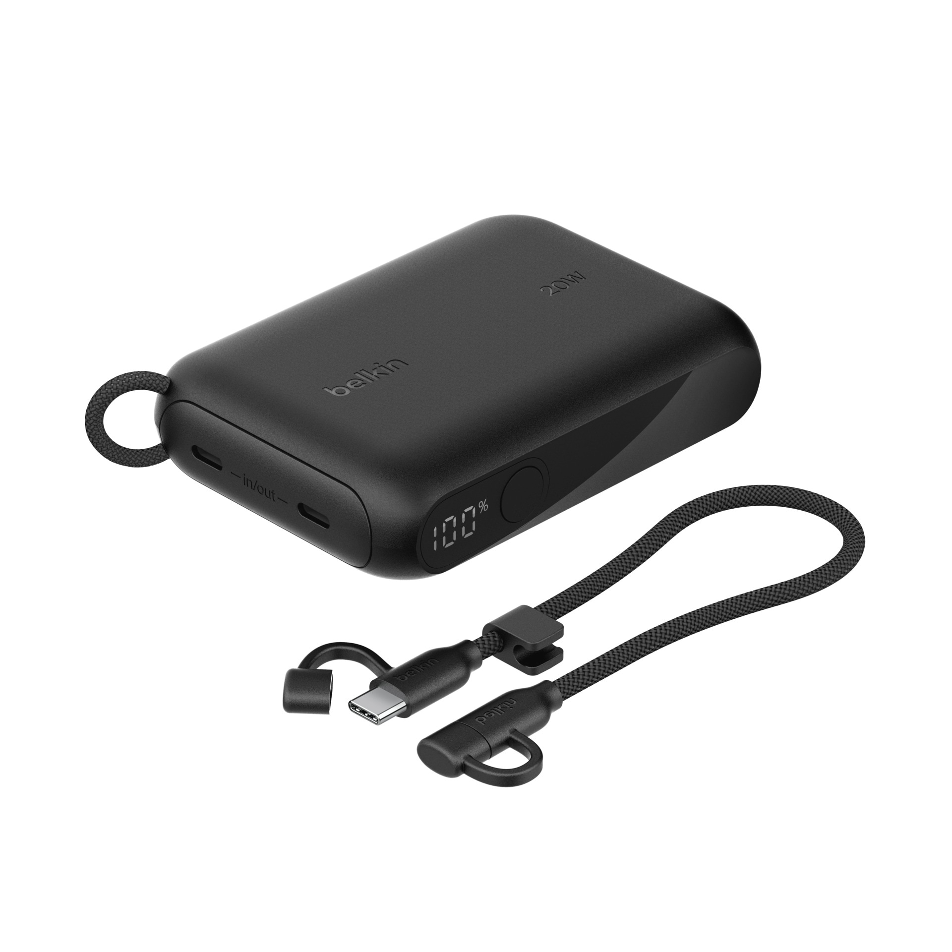Belkin Powerbank »BoostCharge 10K mit Display« Belkin BOOST CHARGE Power Delivery Powerbank 10.000mAh,black 10.000 mAh