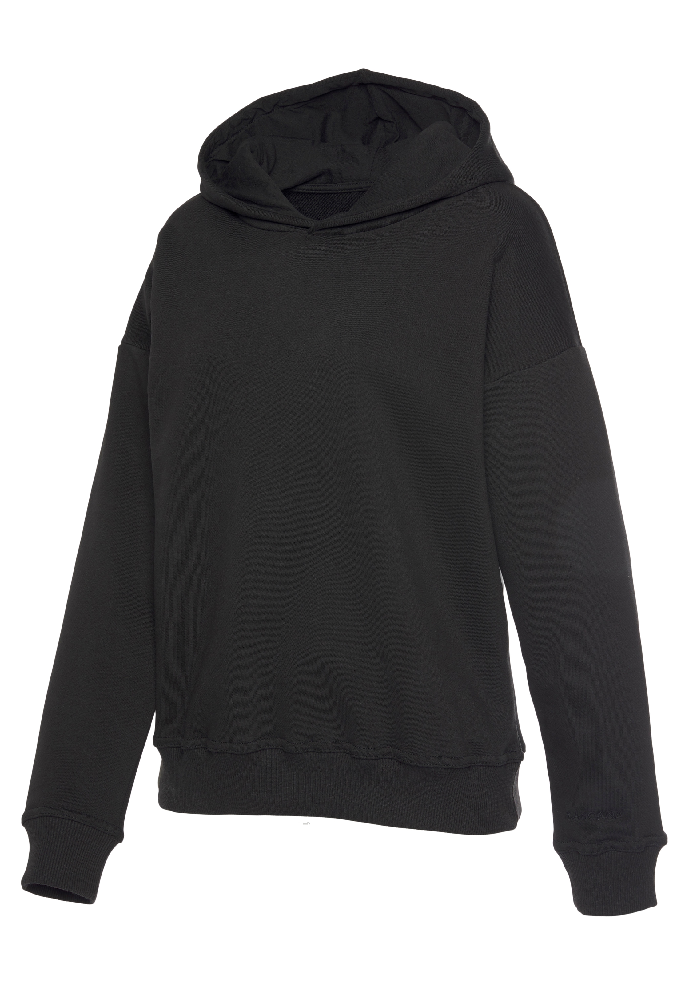 LASCANA Hoodie »-Kapuzensweatshirt«, aus organischer Baumwolle, Loungewear, Loungeanzug, Hoodie