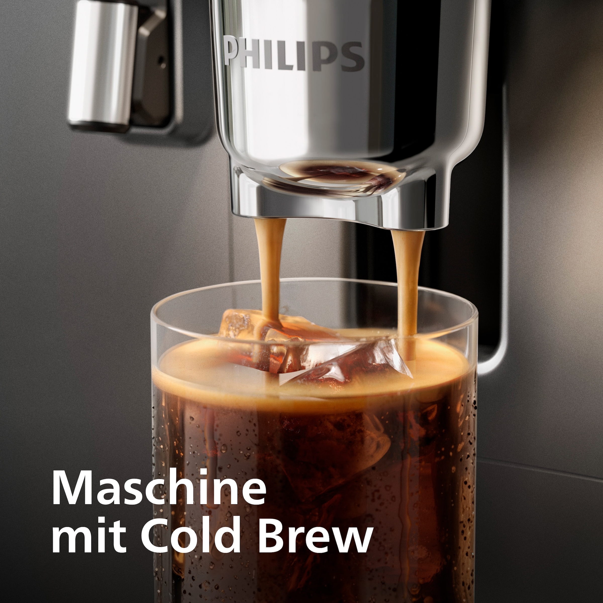 Philips Kaffeevollautomat »EP8757/12 8000 Series Café Aromis, 50 Getränke (heiß oder eisgekühlt)« LatteGo Pro-Milchsystem, BrewExtract Technologie, appfähig