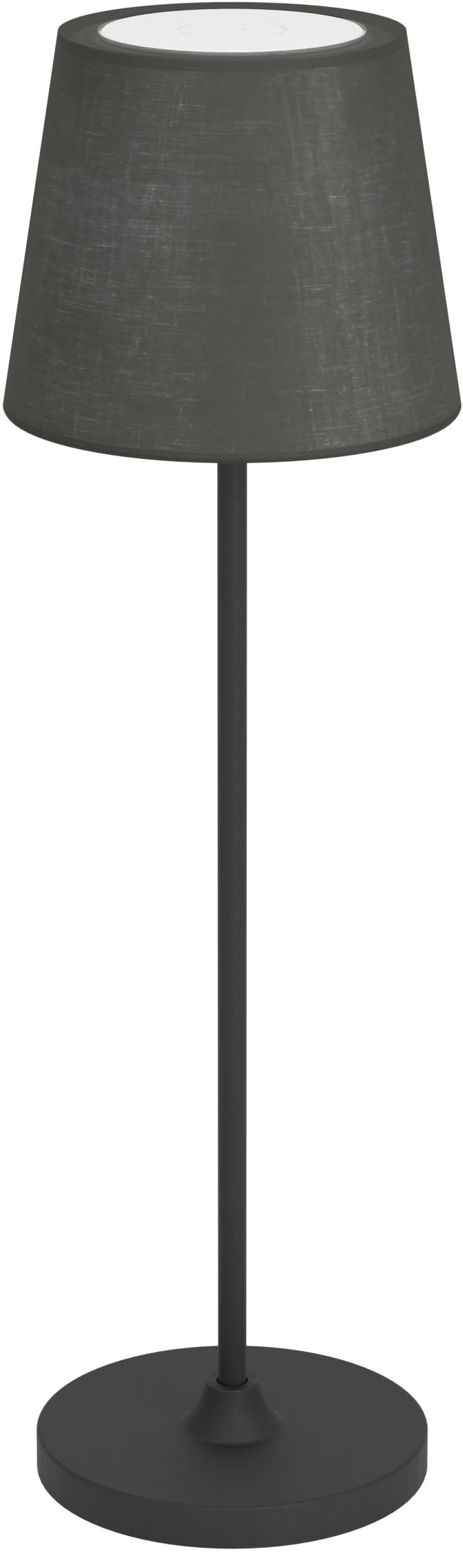 EGLO Tischleuchte »LEONERO Tischlampe - Stahl - LED - 3,8W - IP20« LED-Modul 1 Stk. Neutralweiß | Warmweiß Akku Tischleuchte, Nachttischlampe, kabellos, H34 x Ø11 cm