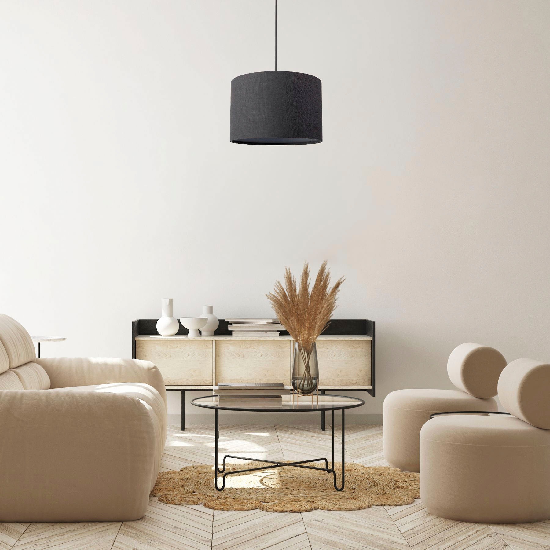 Paco Home Pendelleuchte »TOM«, 1 flammig, Leuchtmittel E27 | ohne Leuchtmittel, mit kompatiblen Dimmer und Leuchtmittel
