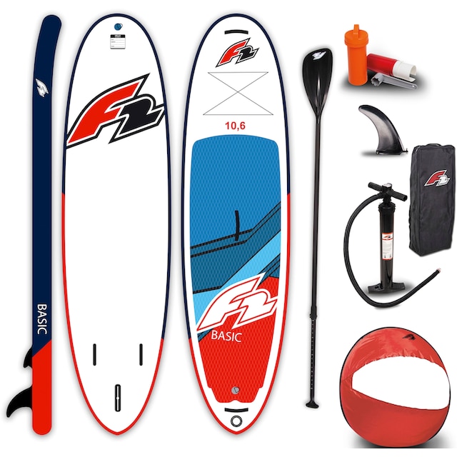 SUP-Board Rund-/Windsegel) (Set, red«, F2 bei Inflatable inkl. »Basic 10,6 6 tlg., F2 Roundsail