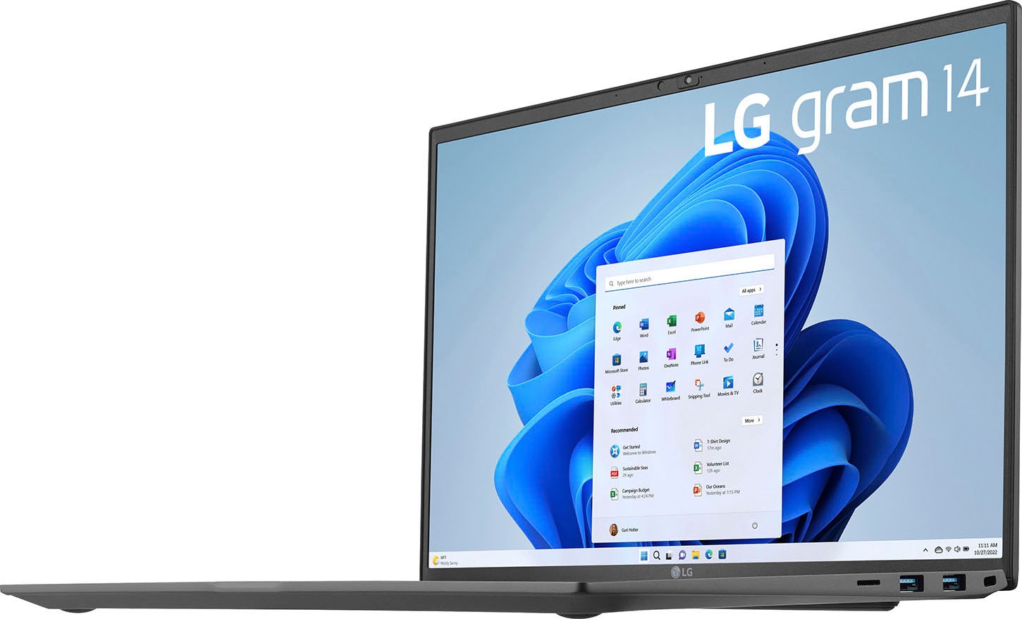 LG Notebook »Gram 14Z90R-G.AA79G«, 35,5 cm, / 14 Zoll, Intel, Core i7, Iris Xe Graphics, 1000 GB SSD