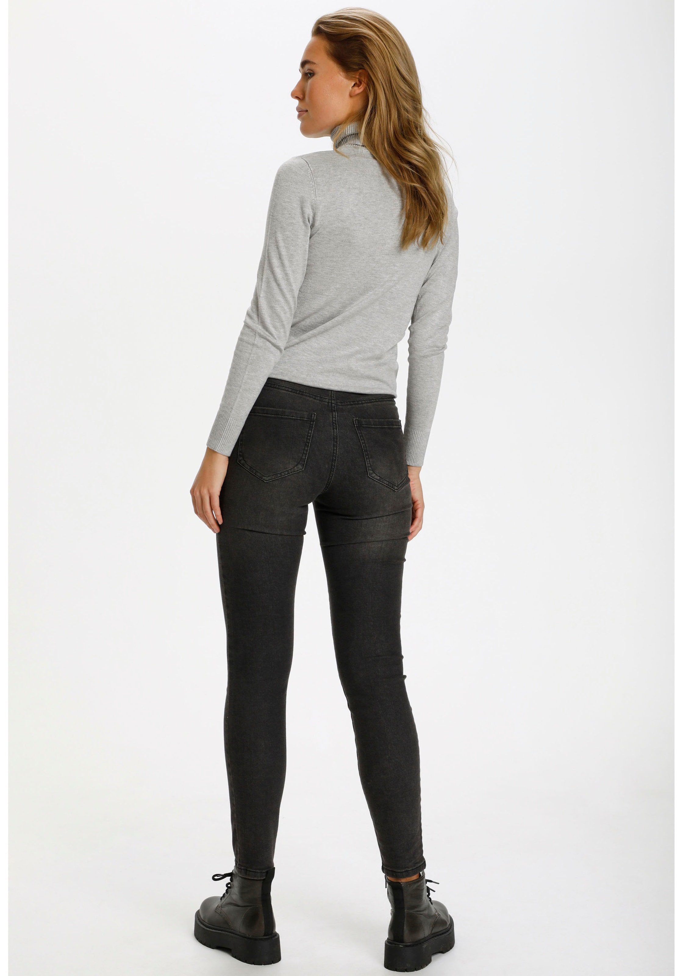 Saint Tropez Rollkragenpullover »J2046, MilaSZ Rollneck« Viskosemischung, Classic fit