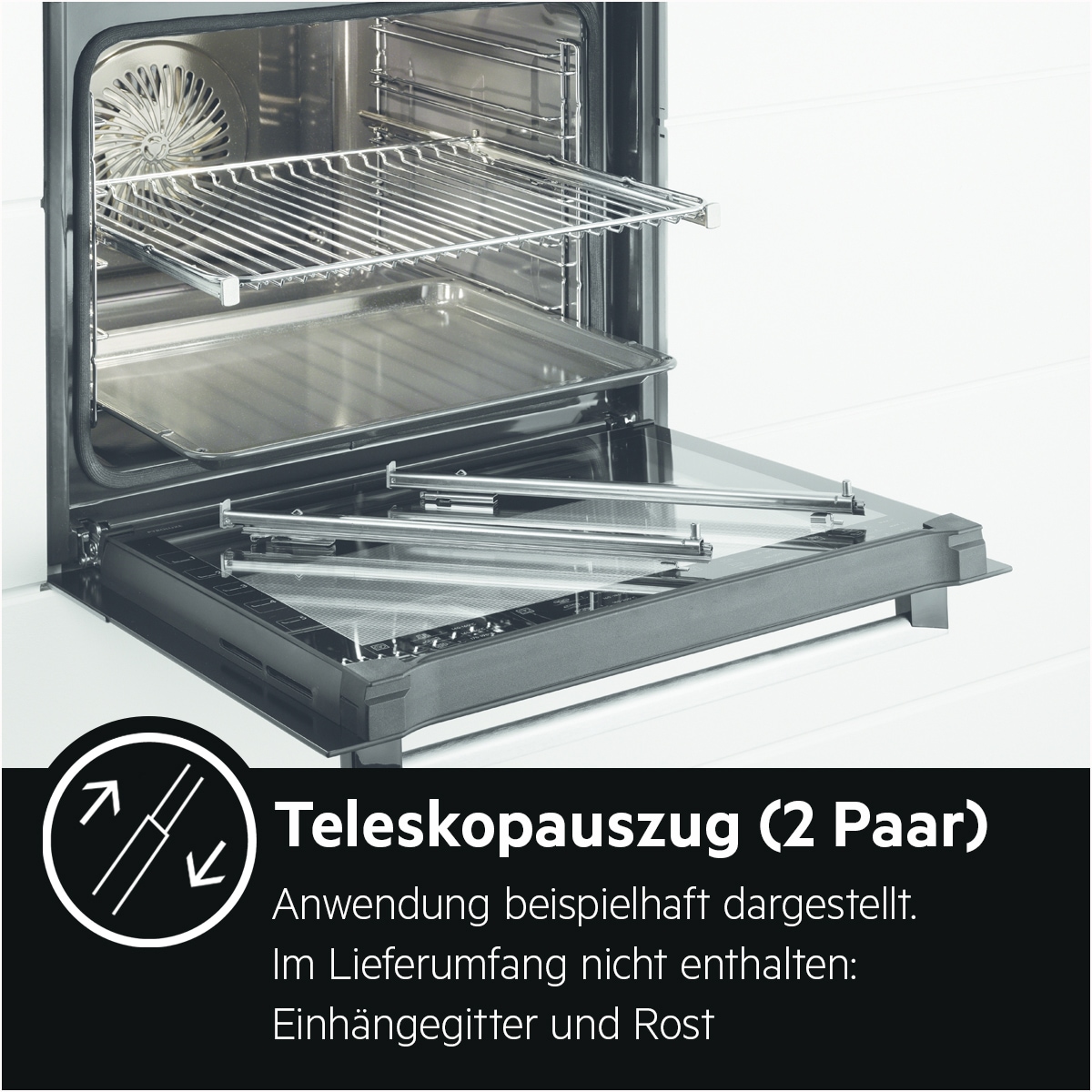 AEG Teleskopauszug »FlexiRunners™ TR2LFV«, (Set, 2 tlg., 2 Paar)