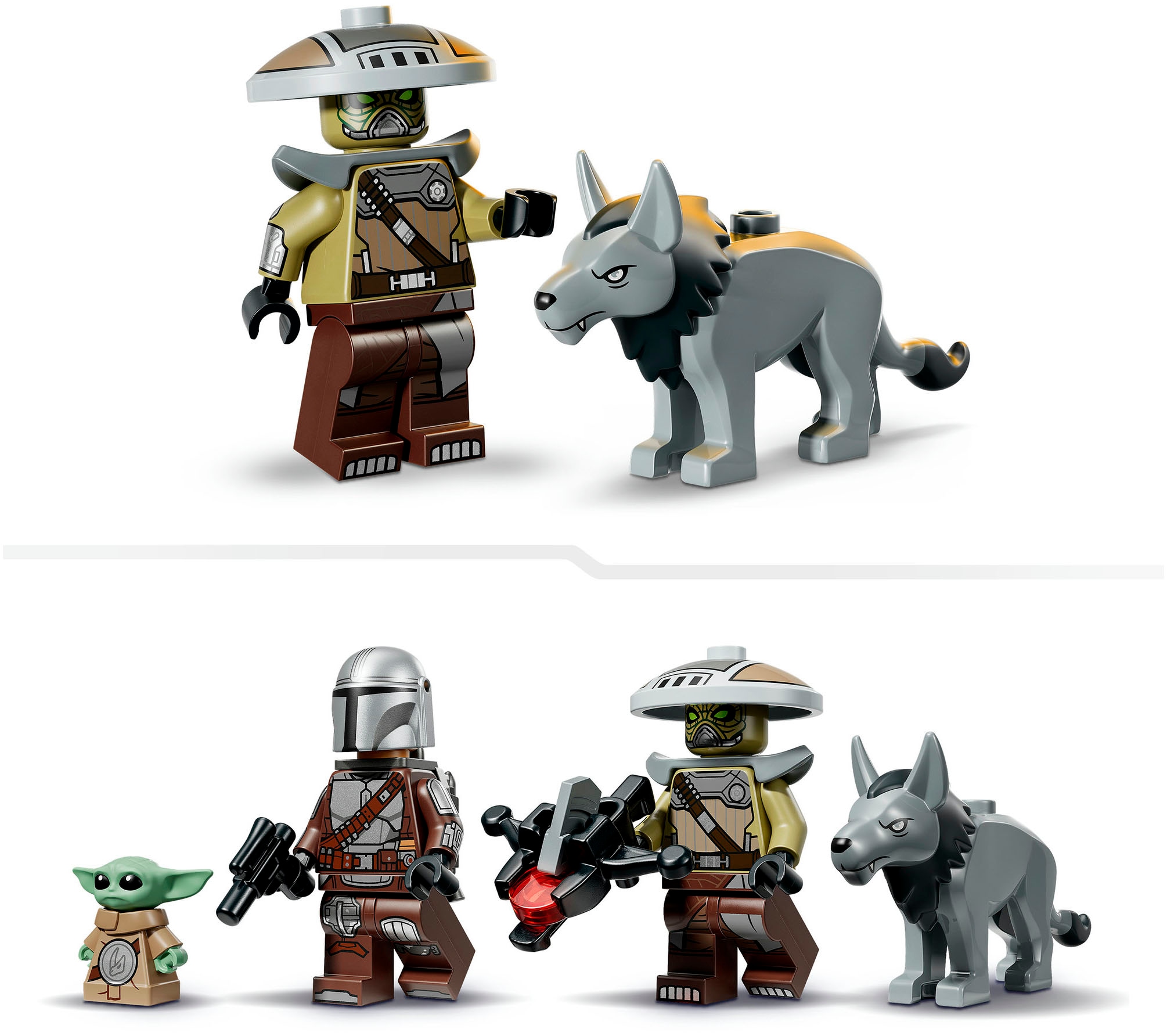 LEGO® Konstruktionsspielsteine »Showdown mit dem Wächterdroiden am Huttenpalast (75451)« LEGO Star Wars; Made in Europe