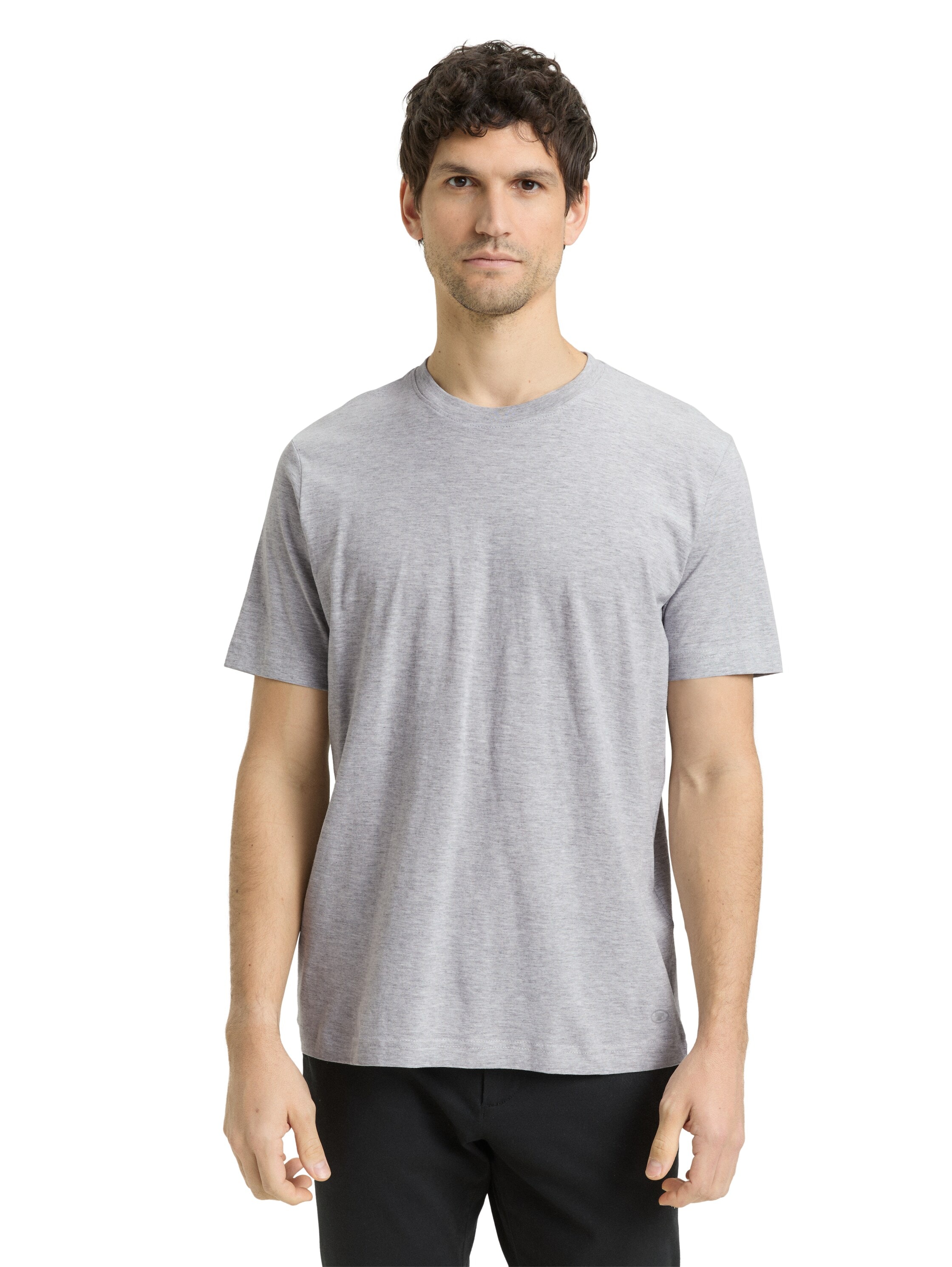 TOM TAILOR T-Shirt Packung, 2 tlg. mit Logo Print