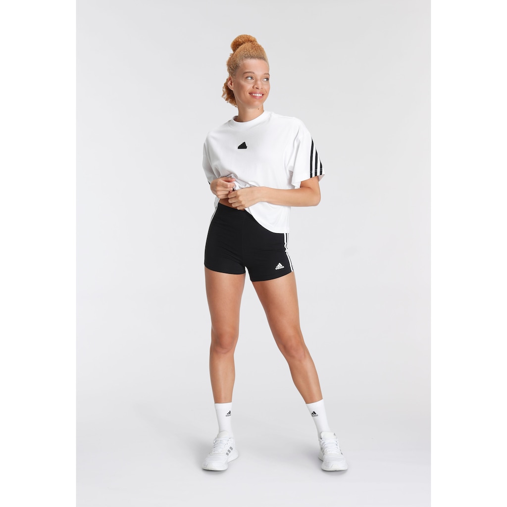 adidas Sportswear Shorts »ESSENTIALS 3-STREIFEN SINGLE JERSEY BOOTY«, (1 tlg.)