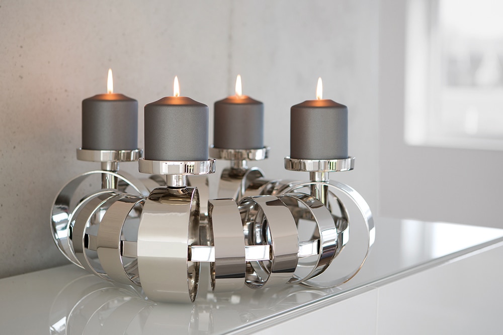 St.), Fink Adventsleuchter Kerzenhalter »ANELLO, kaufen (1 4-flammig, Weihnachtsdeko«, auf Rechnung