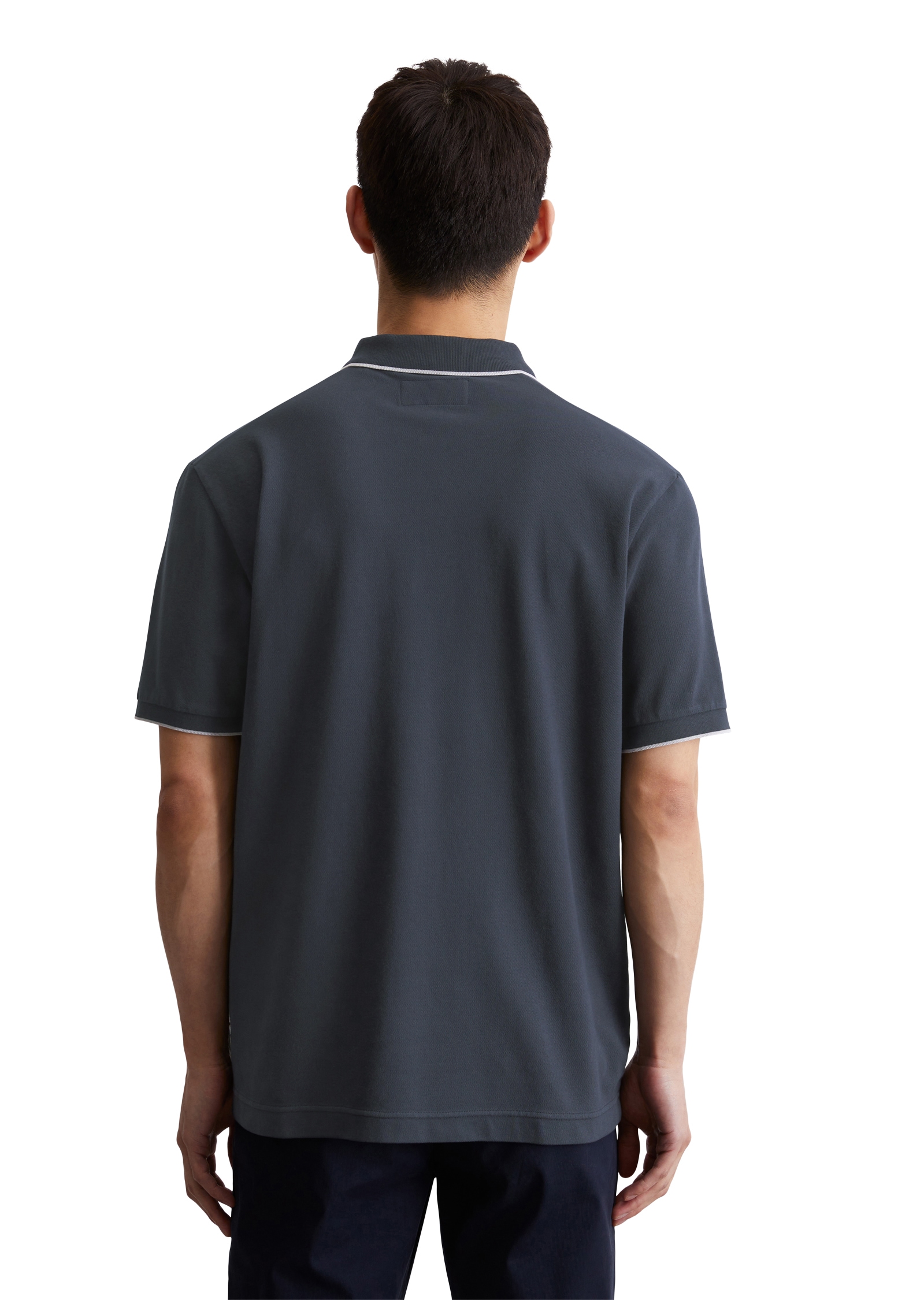 Marc O'Polo Poloshirt, aus Piqué, regular fit, kontrastfarbene Details