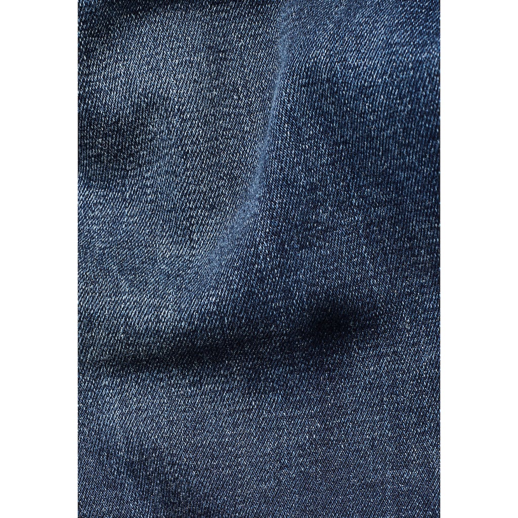 G-Star RAW Straight-Jeans »Midge Saddle Straight«, 5-Pocket-Design mit markanten Steppnähten