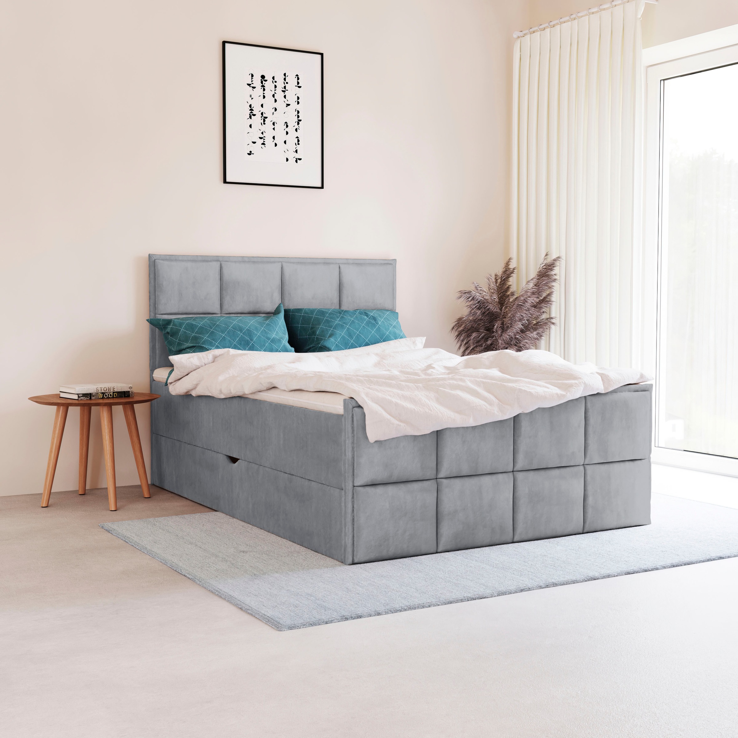 Home affaire Boxspringbett »Timeo« in den Breiten 120,140,160 & 180 cm erhältlich
