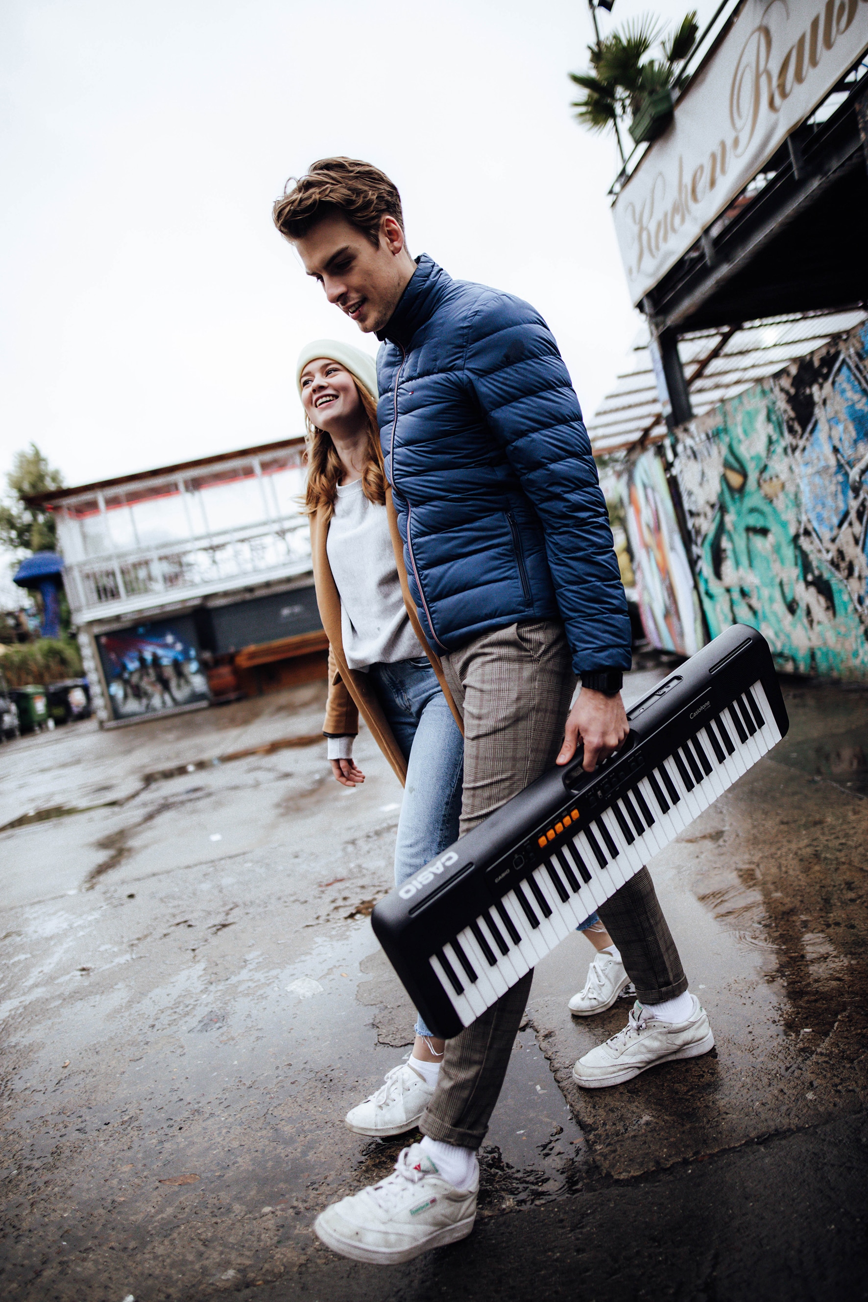 CASIO Home-Keyboard »CT-S100AD«, inkl. Netzadapter und Stativ