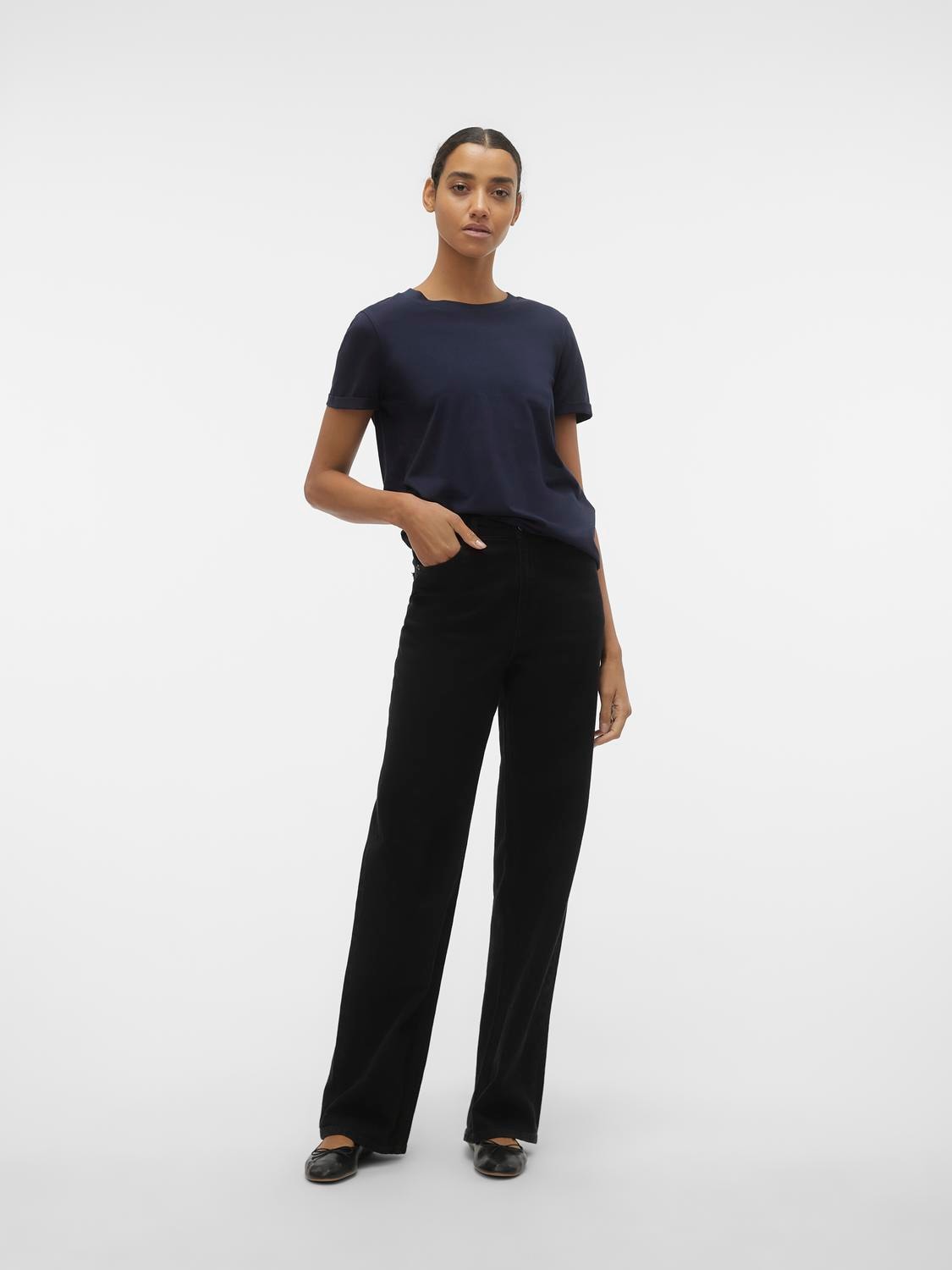 Vero Moda Kurzarmshirt »VMPAULA S/S T-SHIRT NOOS«