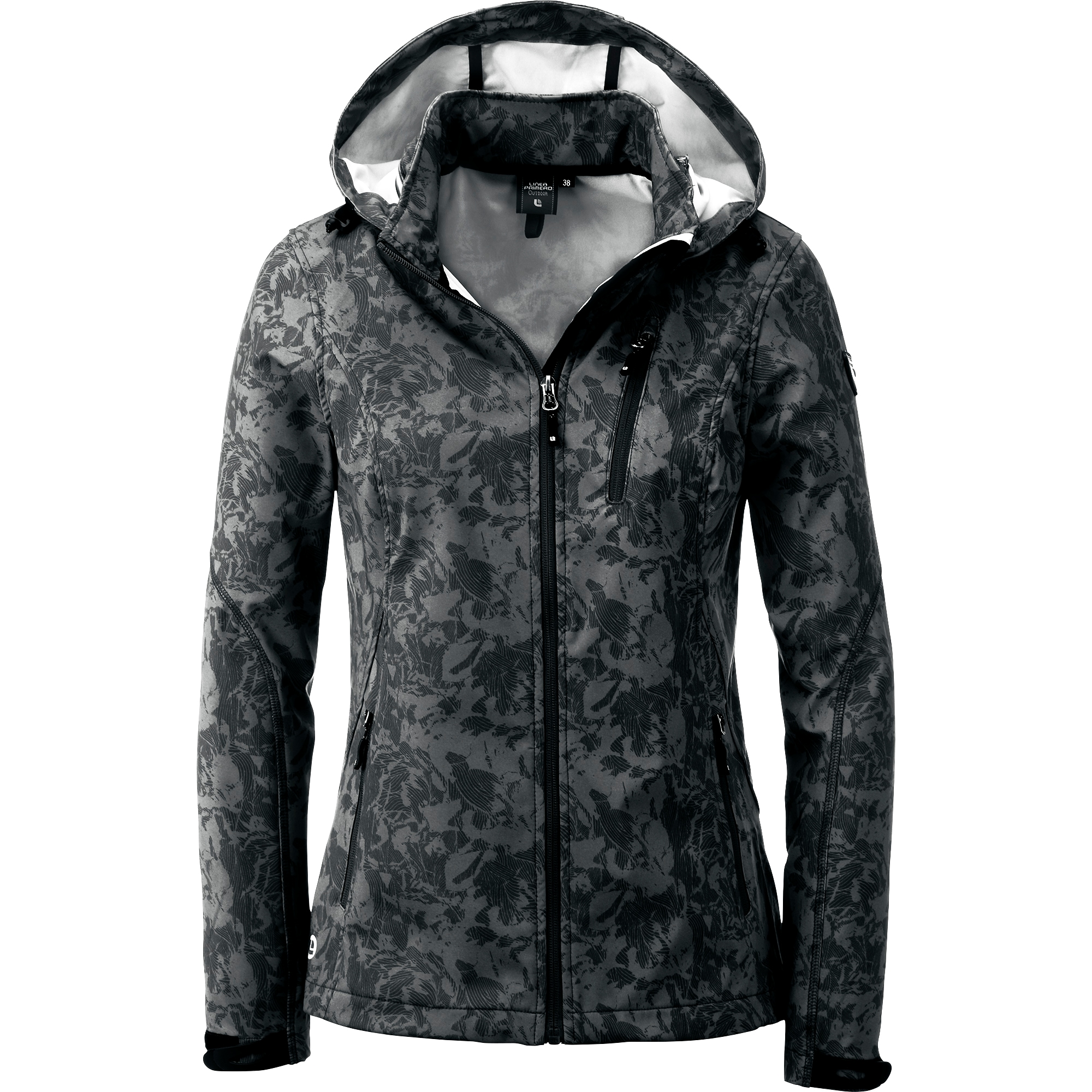 DEPROC Active Softshelljacke »SHELBY PEAK WOMEN«, mit abnehmbarer Kapuze