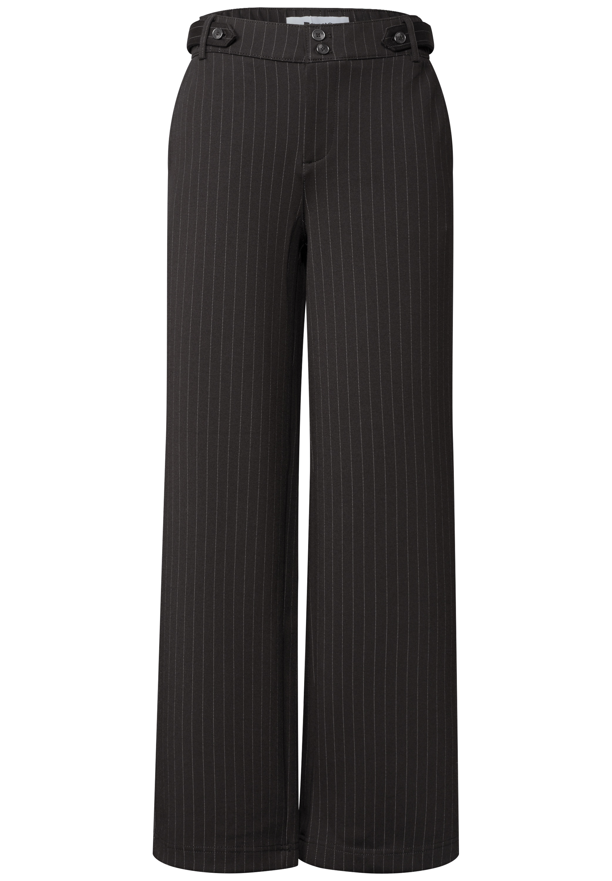 STREET ONE Stoffhose »Style Emee«  mit Streifen und weitem Bein