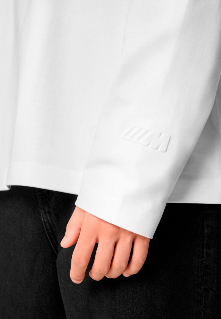 BMW Langarmshirt, mit geprägtem BMW M Logo auf der Brust