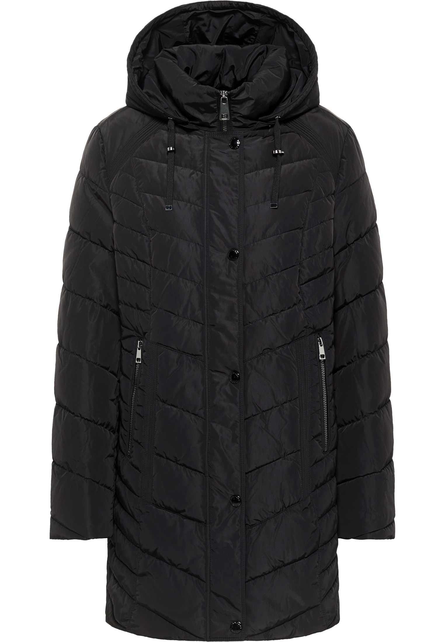 Barbara Lebek Steppjacke, mit Kapuze, mit Kapuze