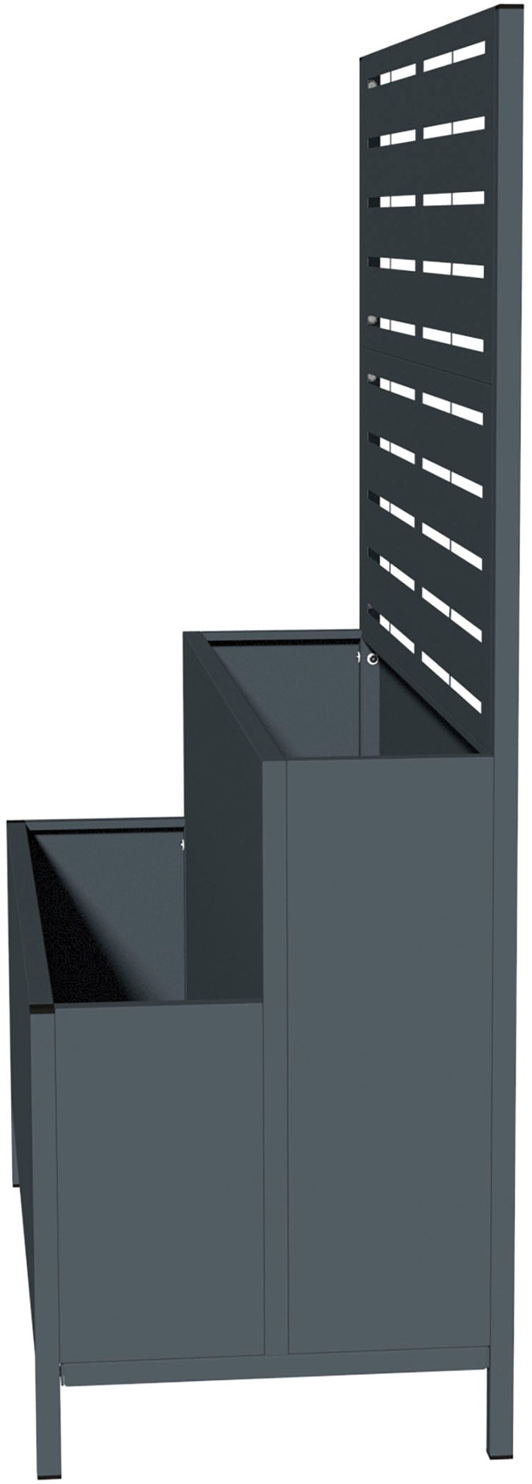 WESTMANN Pflanzkübel »Dekora 5« BxTxH: 90x40x120 cm, mit Rankgitter