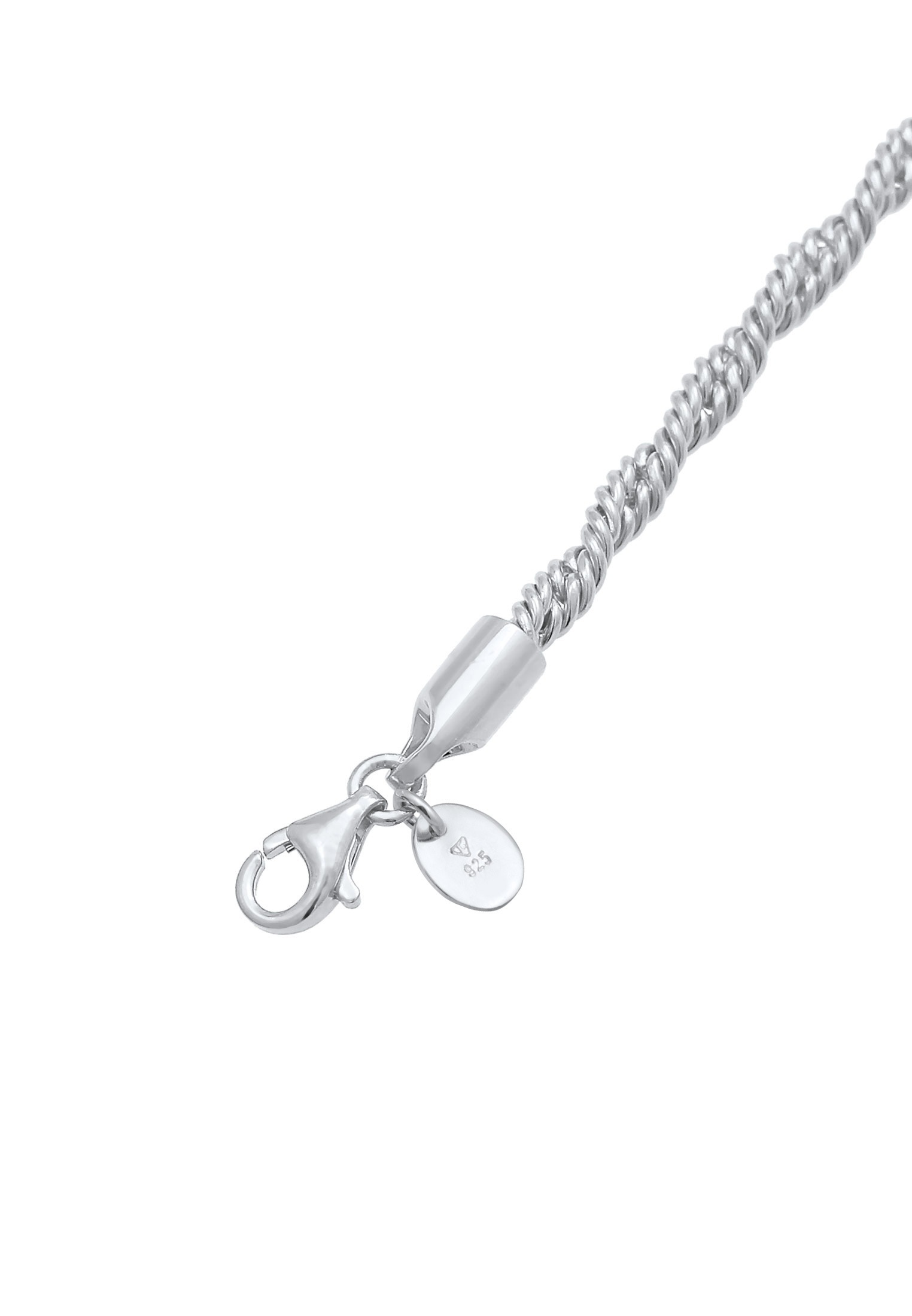 Elli Premium Armkette »Armband Kordel Gedreht Elegant Basic 925 Silber«