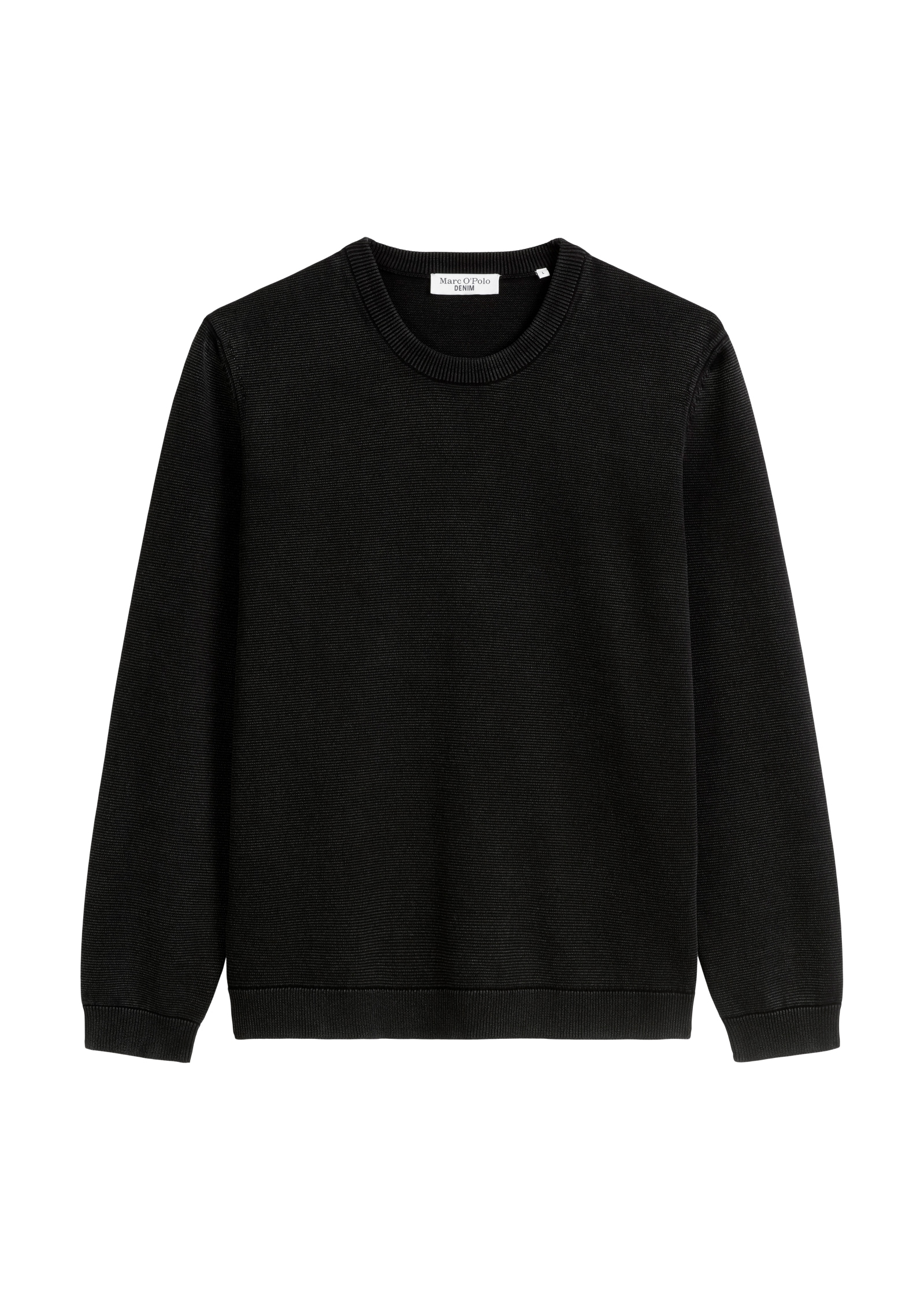 Marc O'Polo DENIM Strickpullover, regular fit, Rundhals, sanfte Struktur