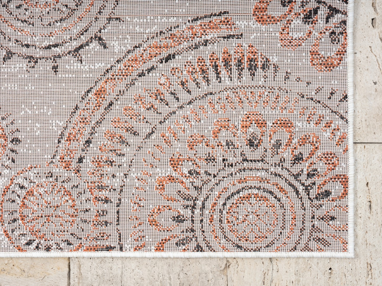 Myflair Möbel & Accessoires Teppich »Sonic Lagerräumung«, rechteckig, 6 mm Höhe, Ethno Design, Kreise, Outdoor geeignet, Balkon, Terrasse