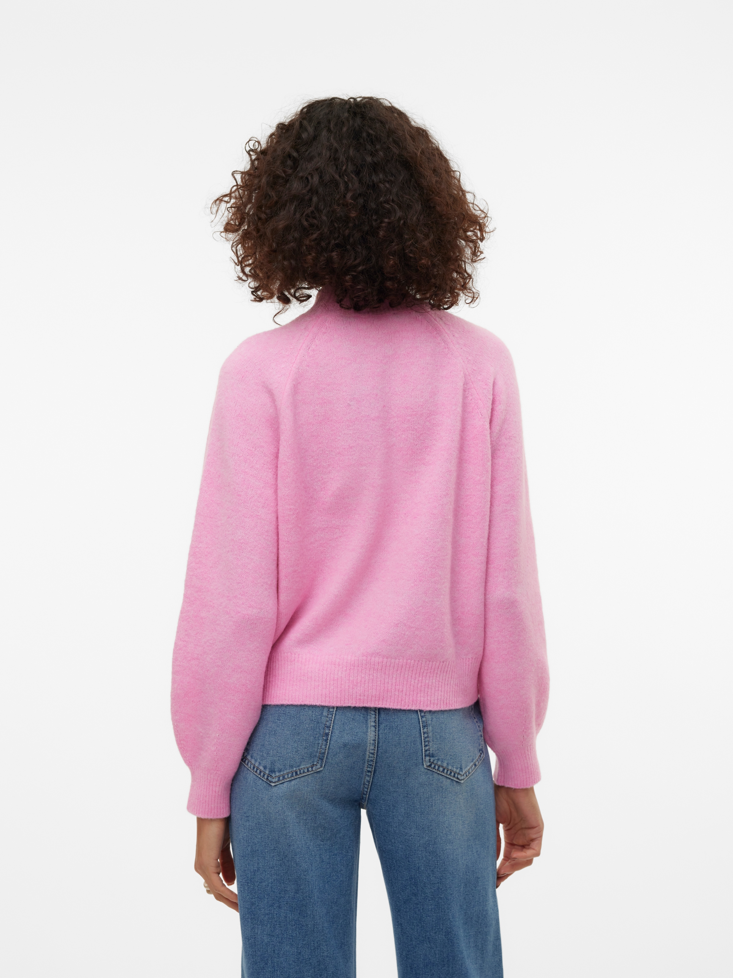 Vero Moda Strickpullover »VMLEAF LS HIGH NECK PULLOVER ENT«