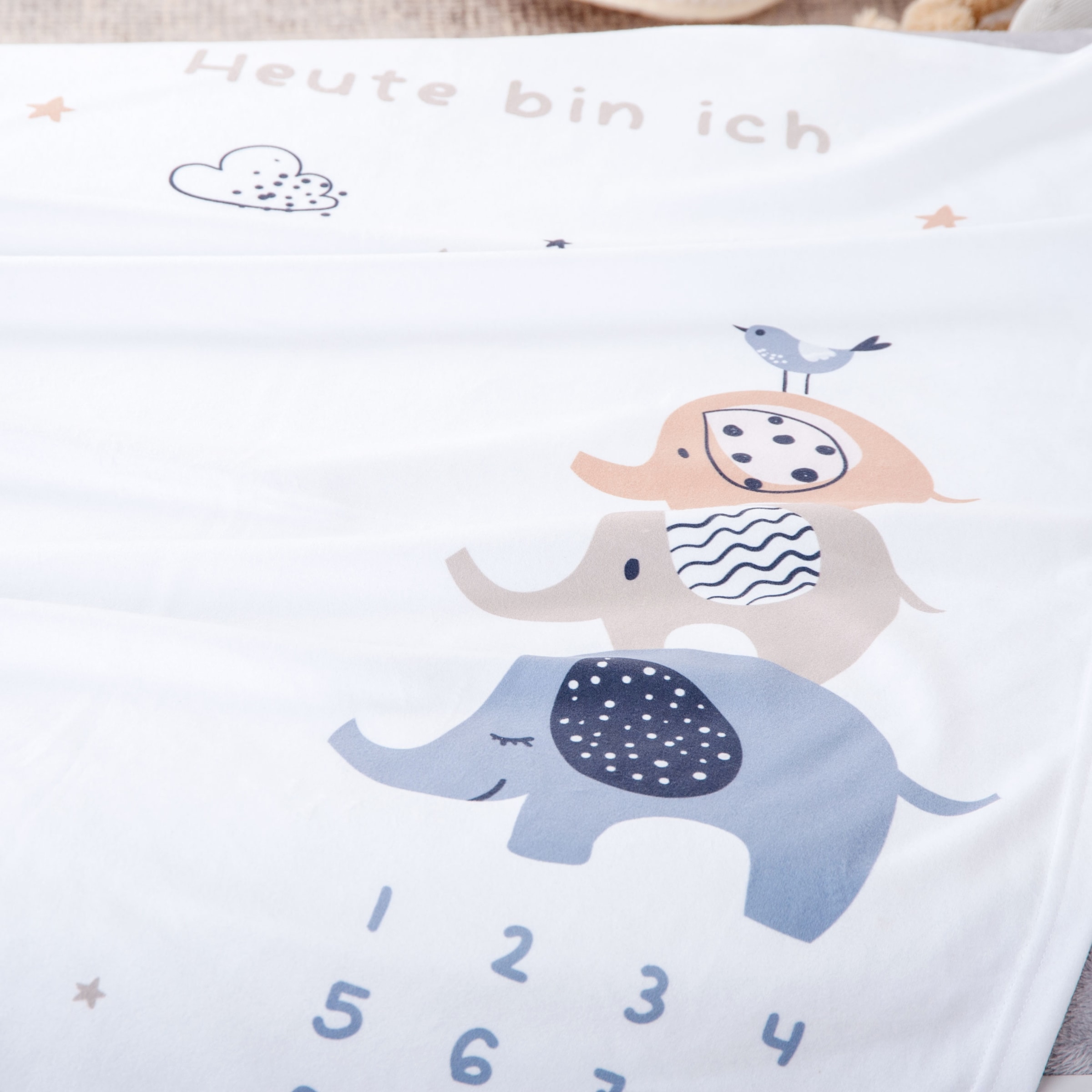 Baby Best Babydecke »BabyBest Elephant«, niedliches Motiv