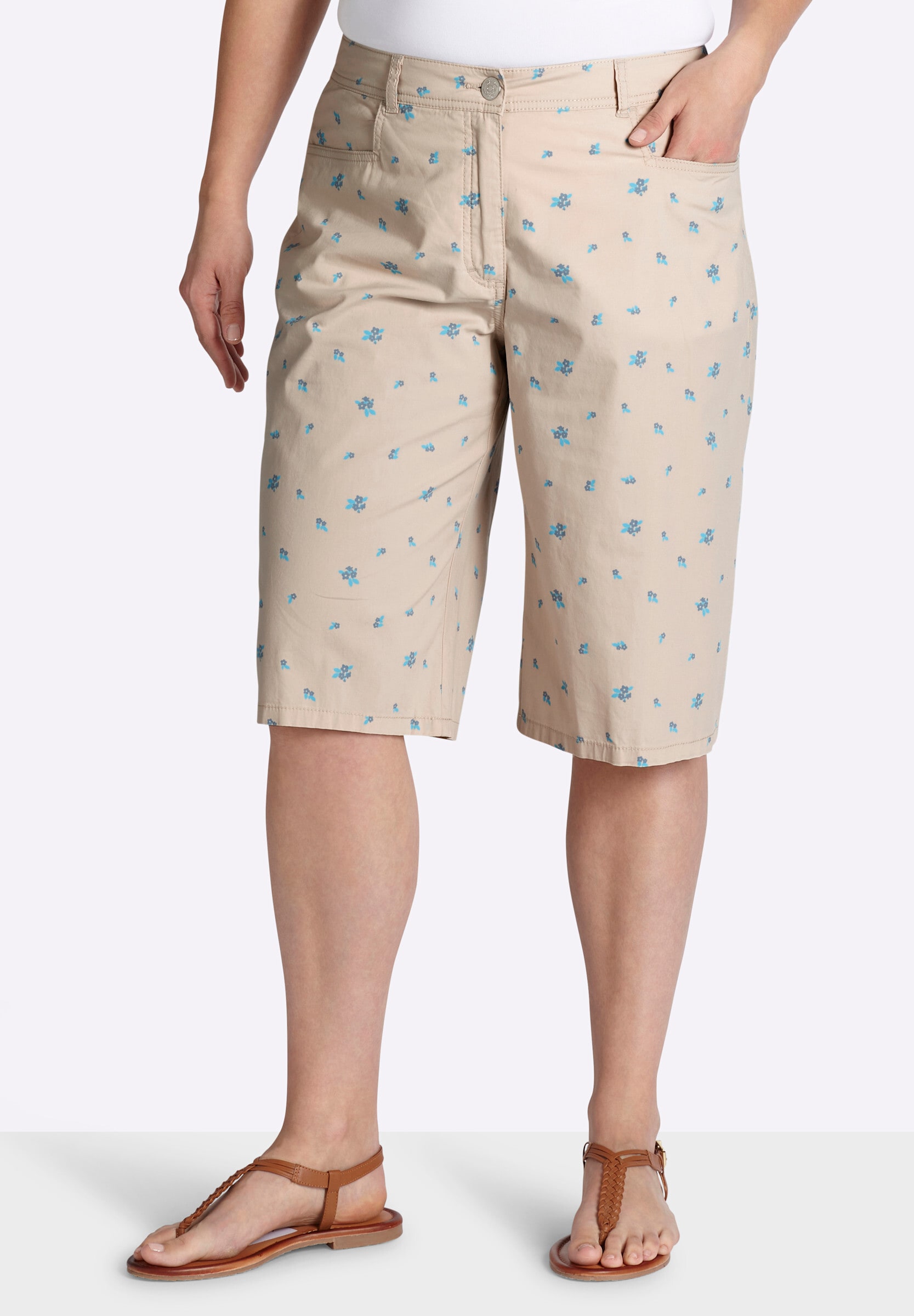 Sheego Bermudas »Bermudas Bermudas mit Minimalprint«