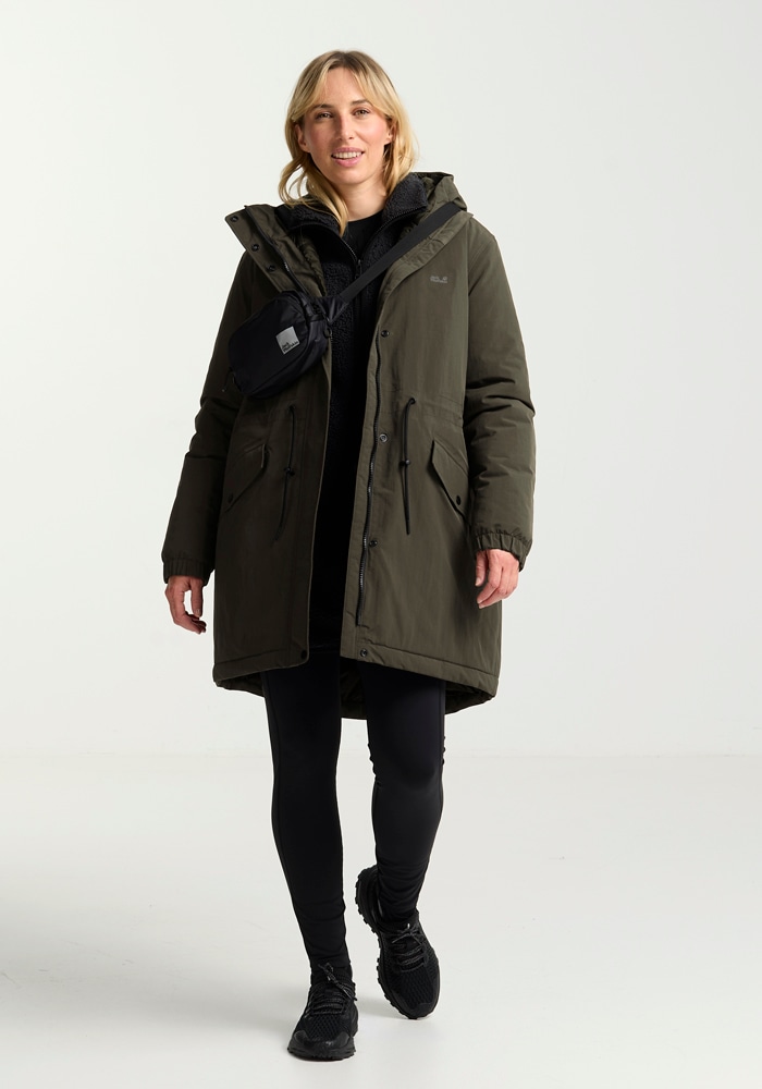 Jack Wolfskin Funktionsparka »CHILLY FROST PARKA W«, mit Kapuze