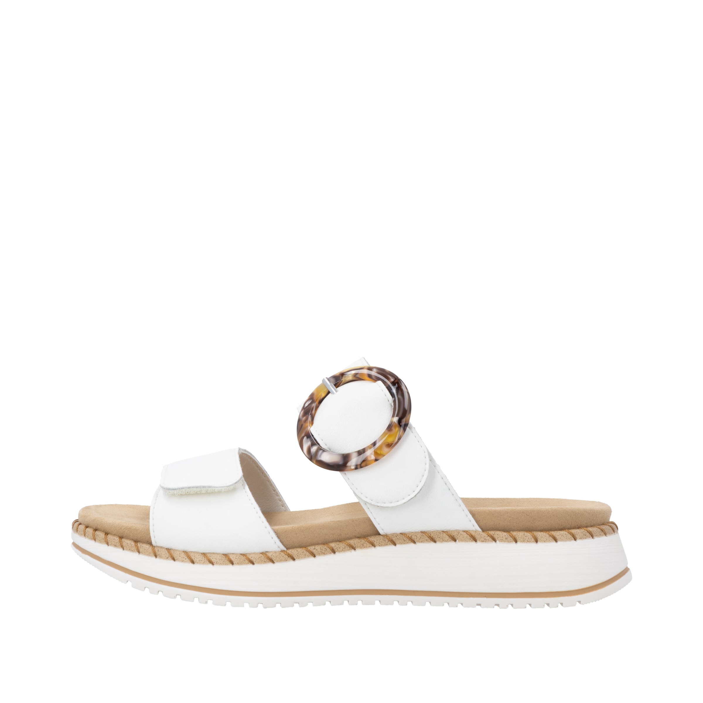 Remonte Pantolette  Sommerschuh, Hausschuh mit praktischen Klettverschlüssen