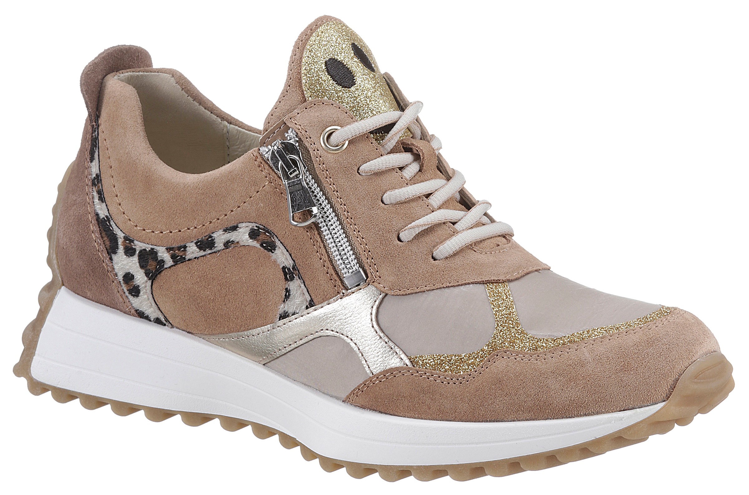 Waldläufer Wedgesneaker »H-PINKY«, mit Glitter-Smiley, Weite H kaufen