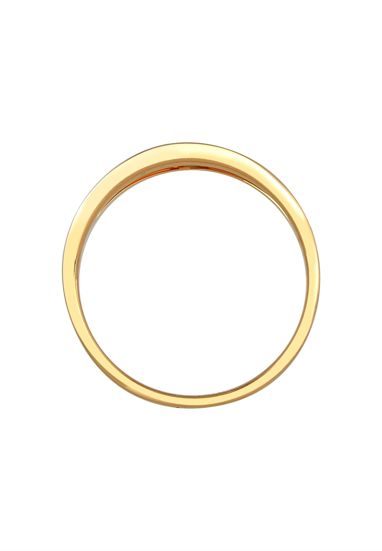 Elli DIAMONDS Verlobungsring »Ring Verlobung Wellen Diamant (0.06 ct.) 585 Gelbgold«