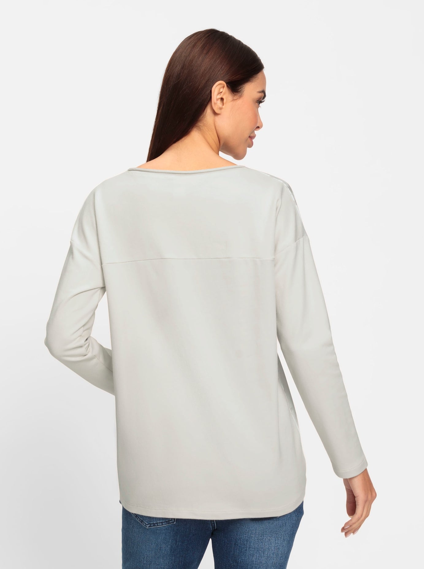 heine Langarmshirt »Druck-Shirt«, (1 tlg.)