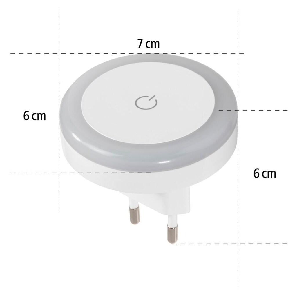 Hama LED Nachtlicht »LED-Nachtlicht "Touch Switch", Nachtlicht«