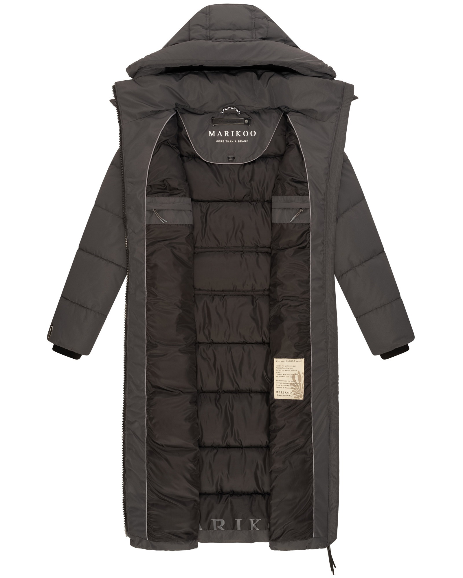 Marikoo Winterjacke »Marikoo Nadeshikoo XVI Damen lange Winter Steppjacke B985«