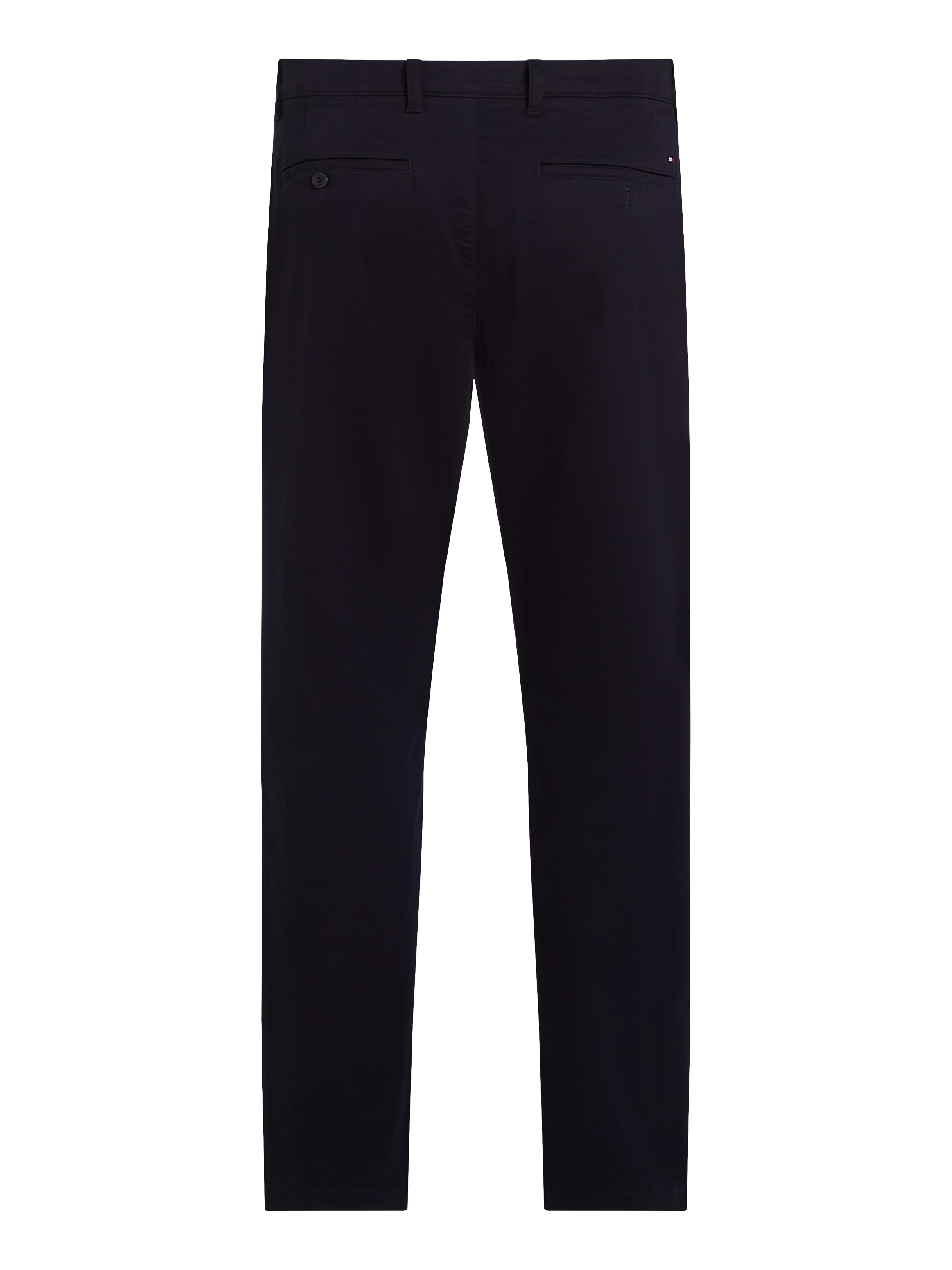 Tommy Hilfiger Chinohose »DENTON CHINO SATIN«, mit Gesäßtaschen mit Knopf, Logostickerei